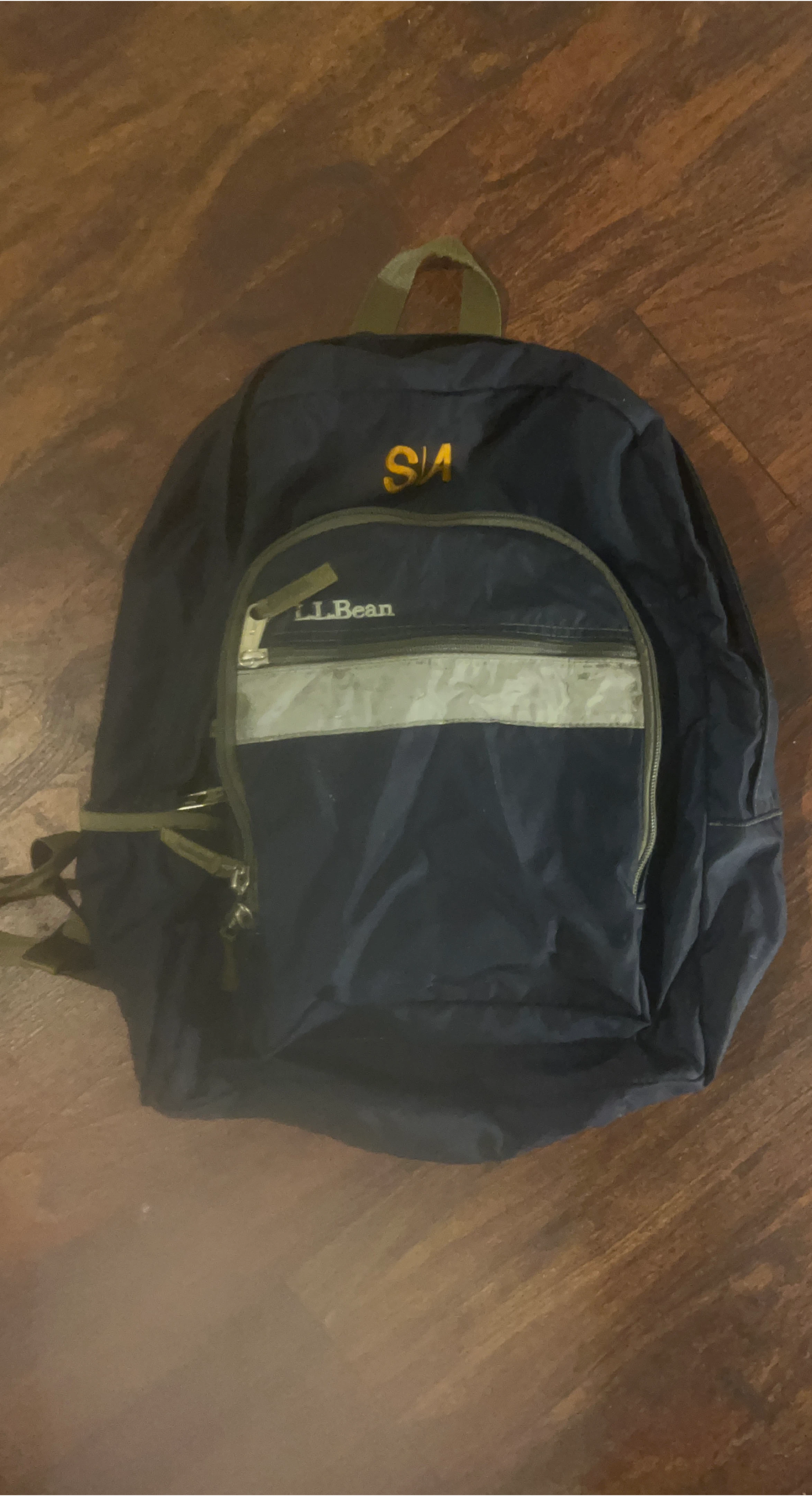 L.L.Bean Navy Blue Backpack