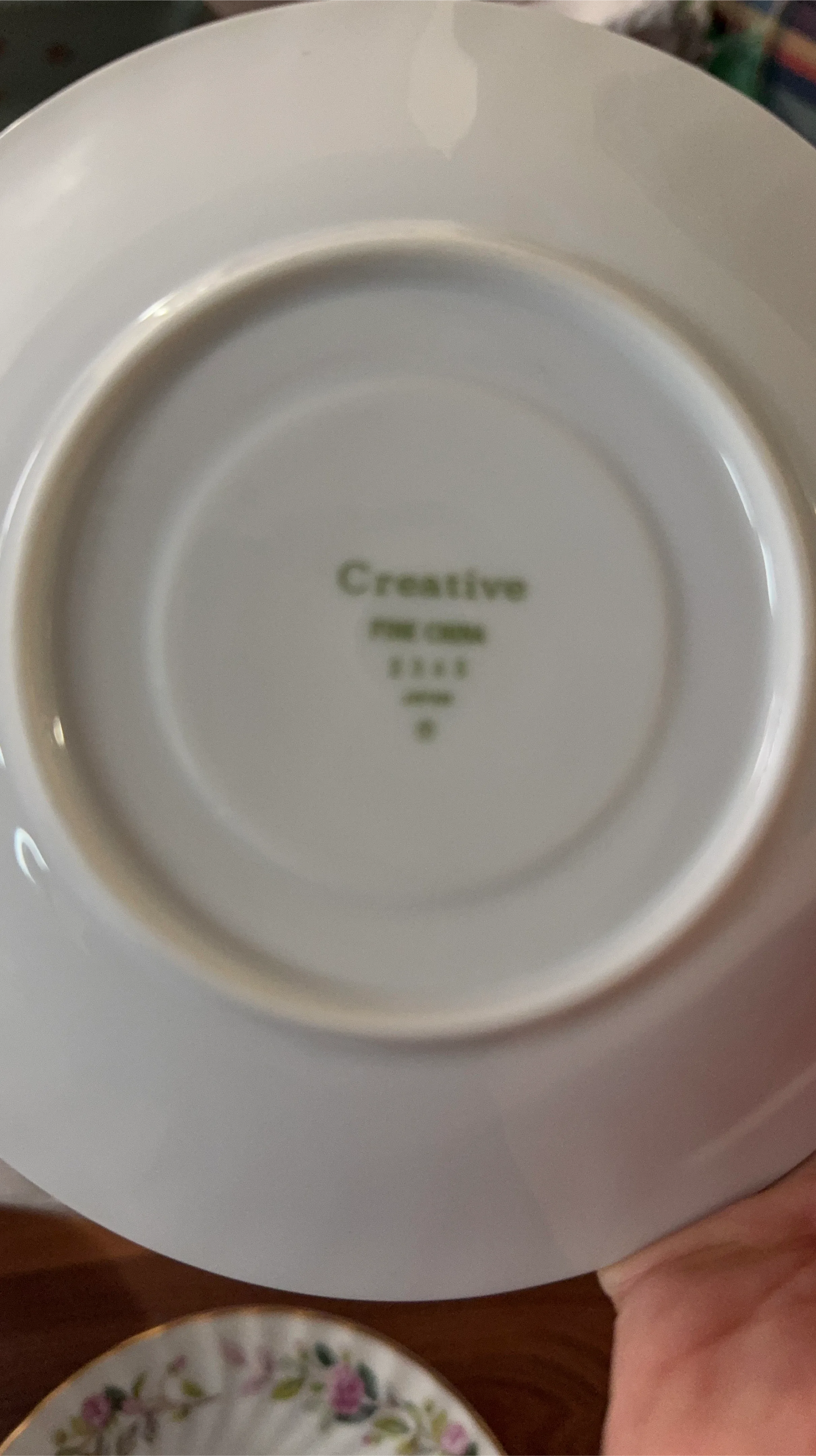 2 Creative Fine China Saucer