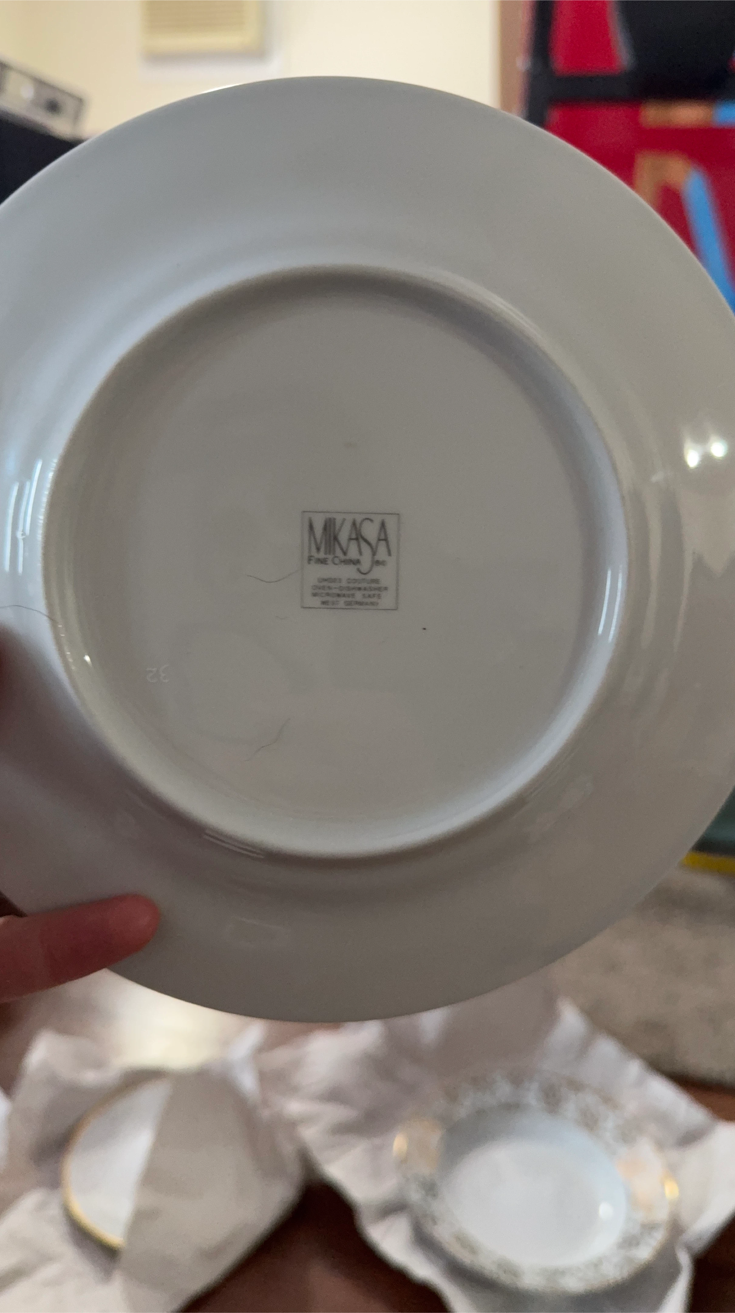 Mikasa Fine China Accent Plate