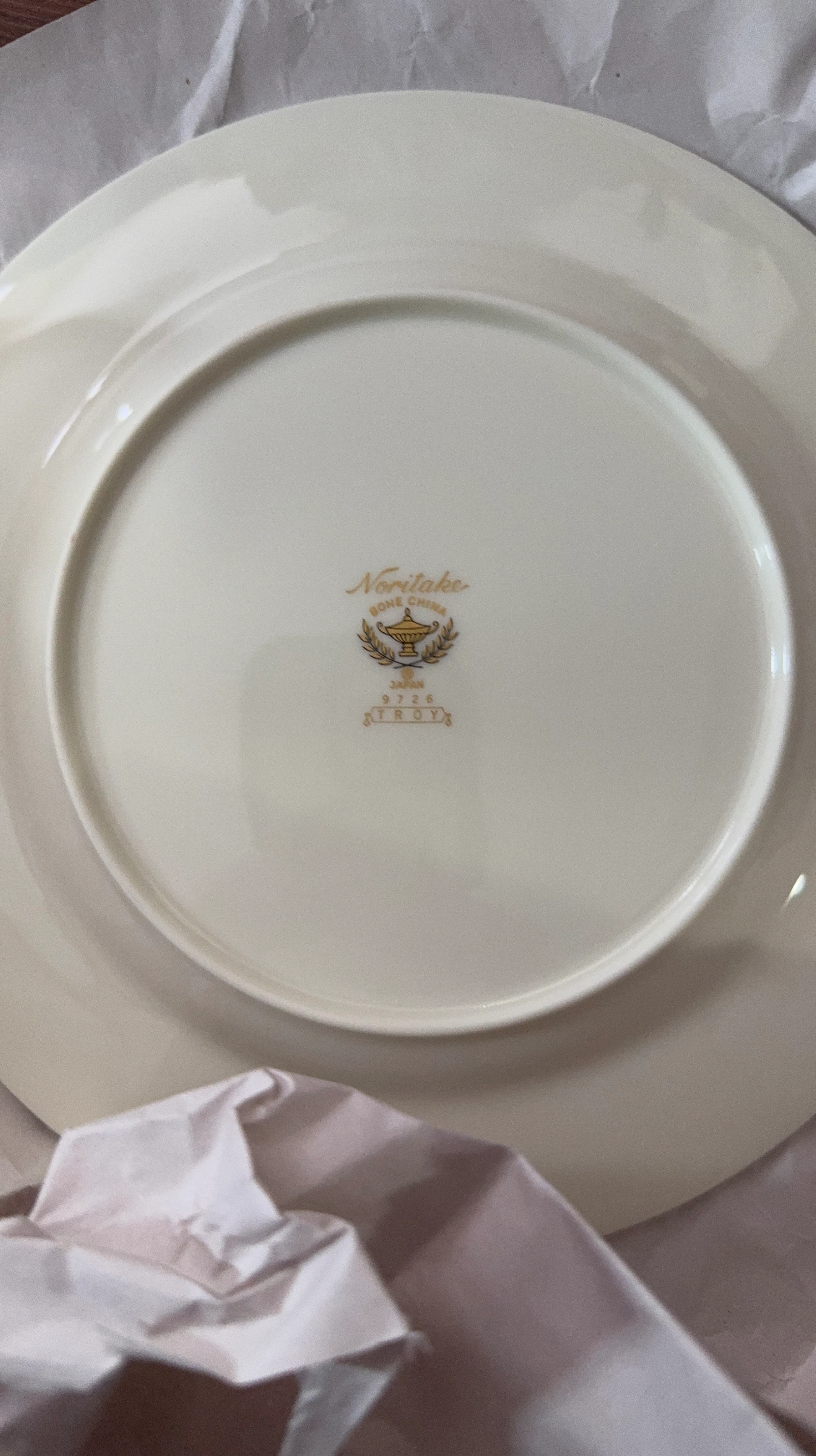 Set of Noritake Bone China Plates Made in Japan