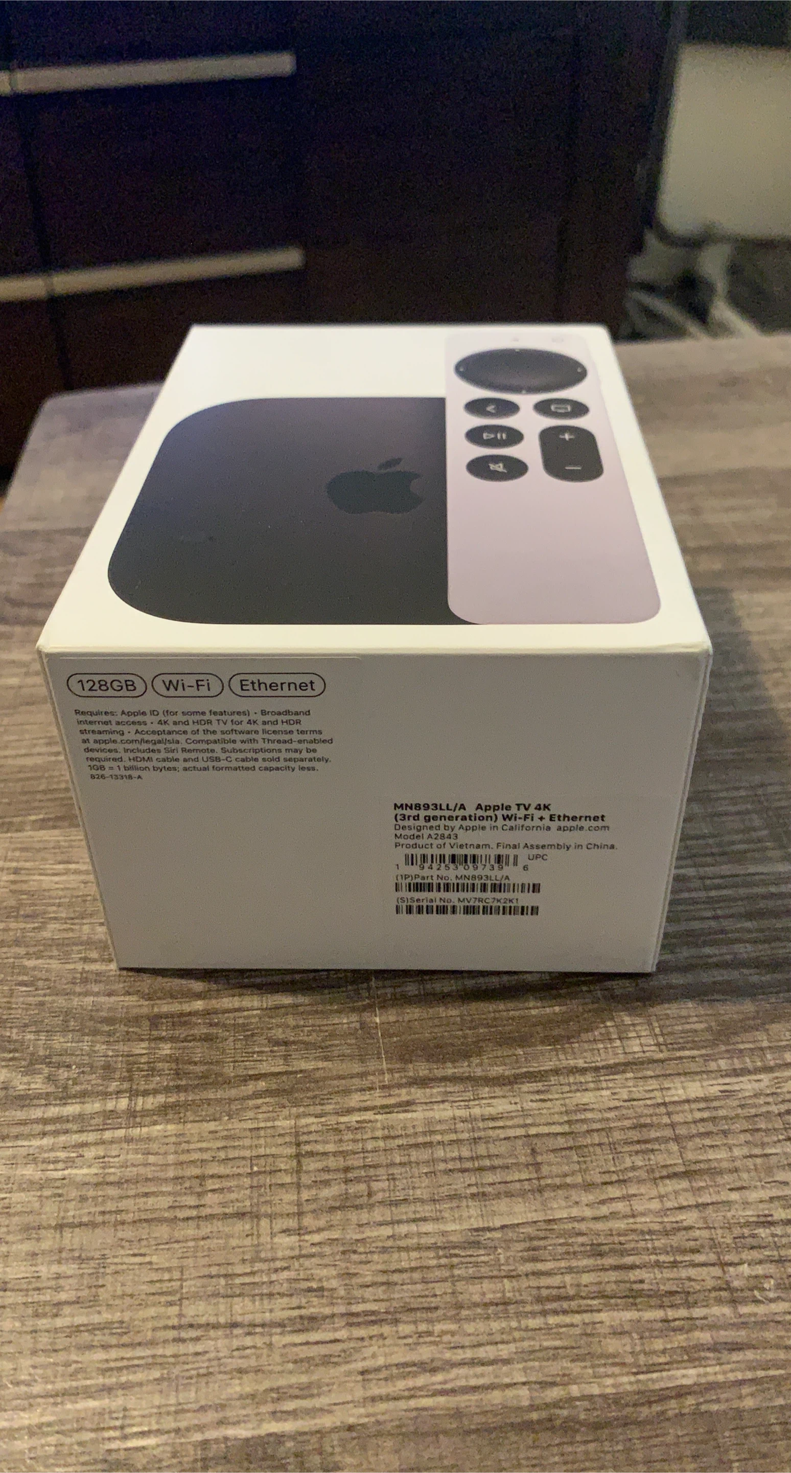 New Apple TV 4K (3rd Gen) 128GB