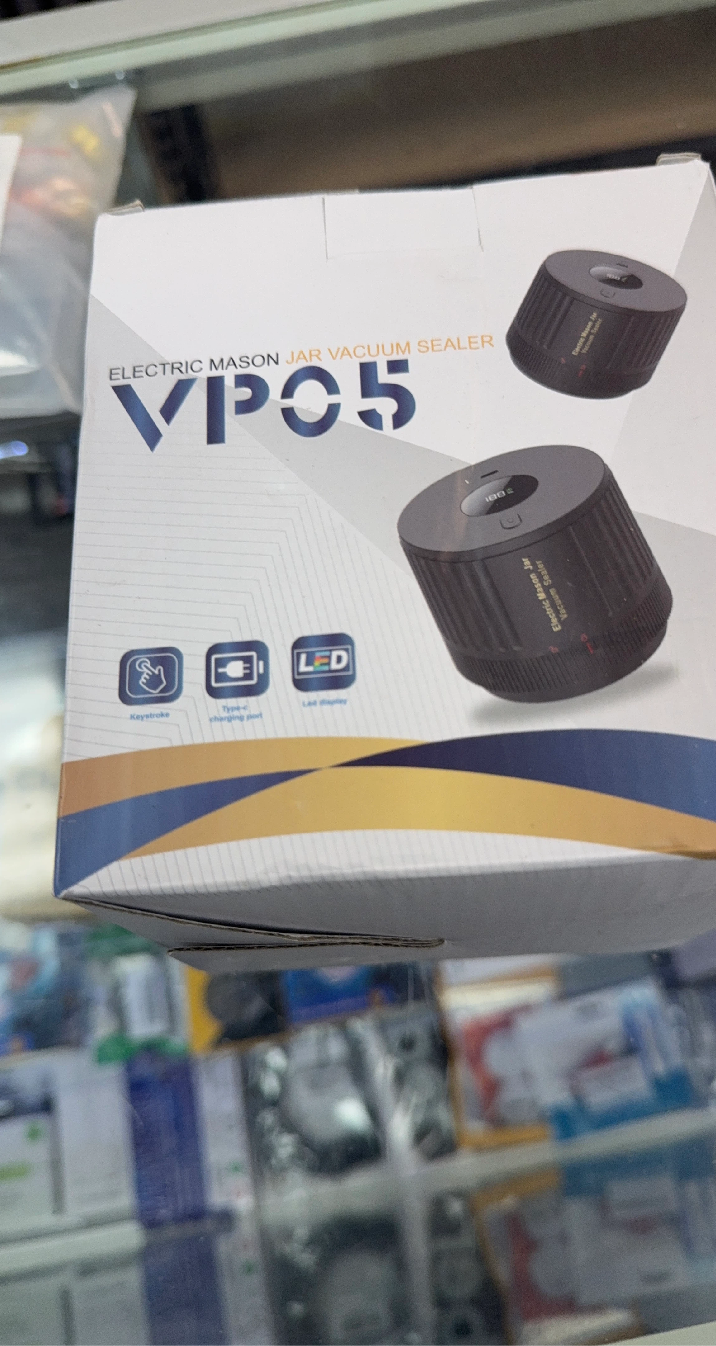 Electric Mason Jar Vacuum Sealer VP05 - New in Box!