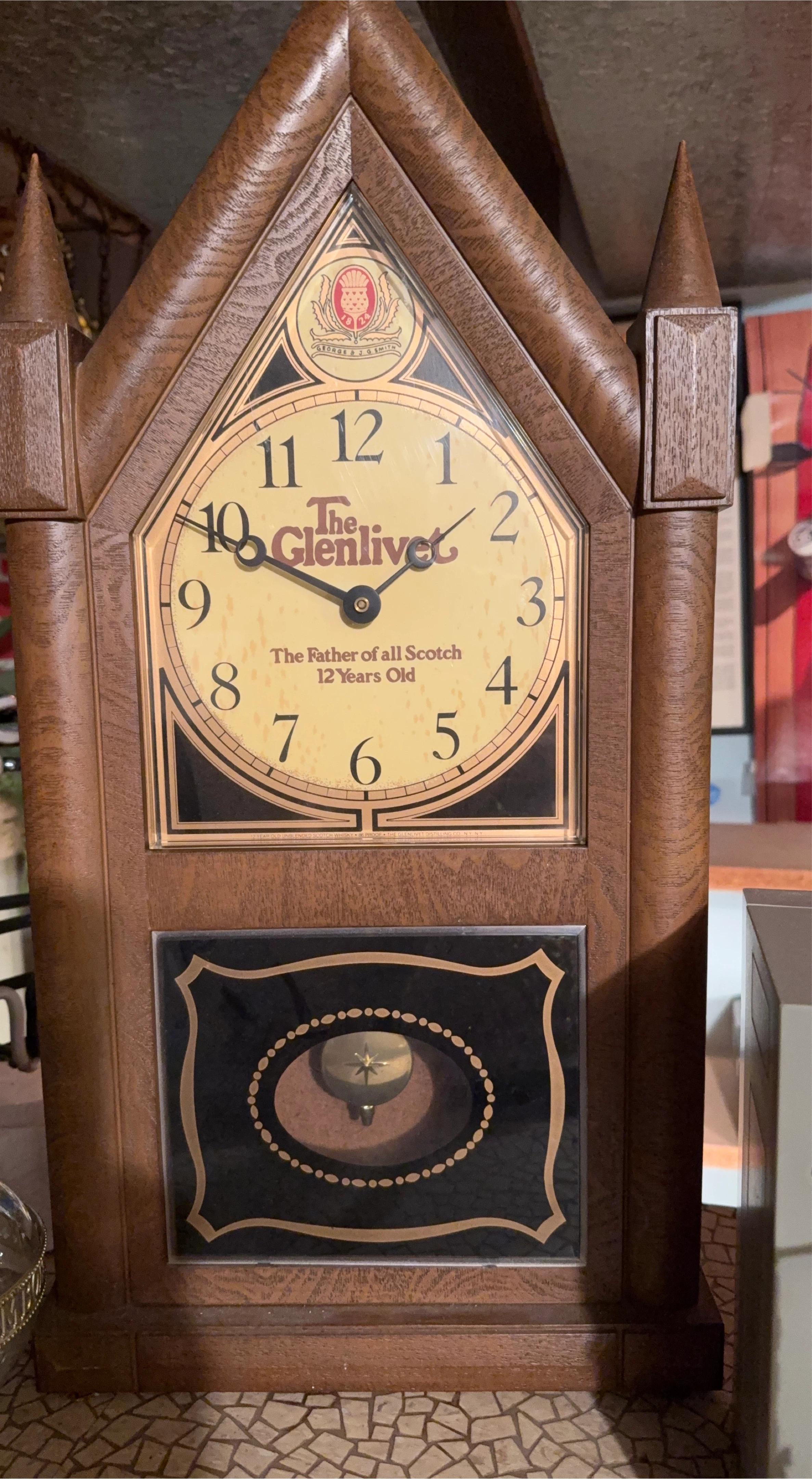 The Glenlivet 12 Years Old Pendulum Clock