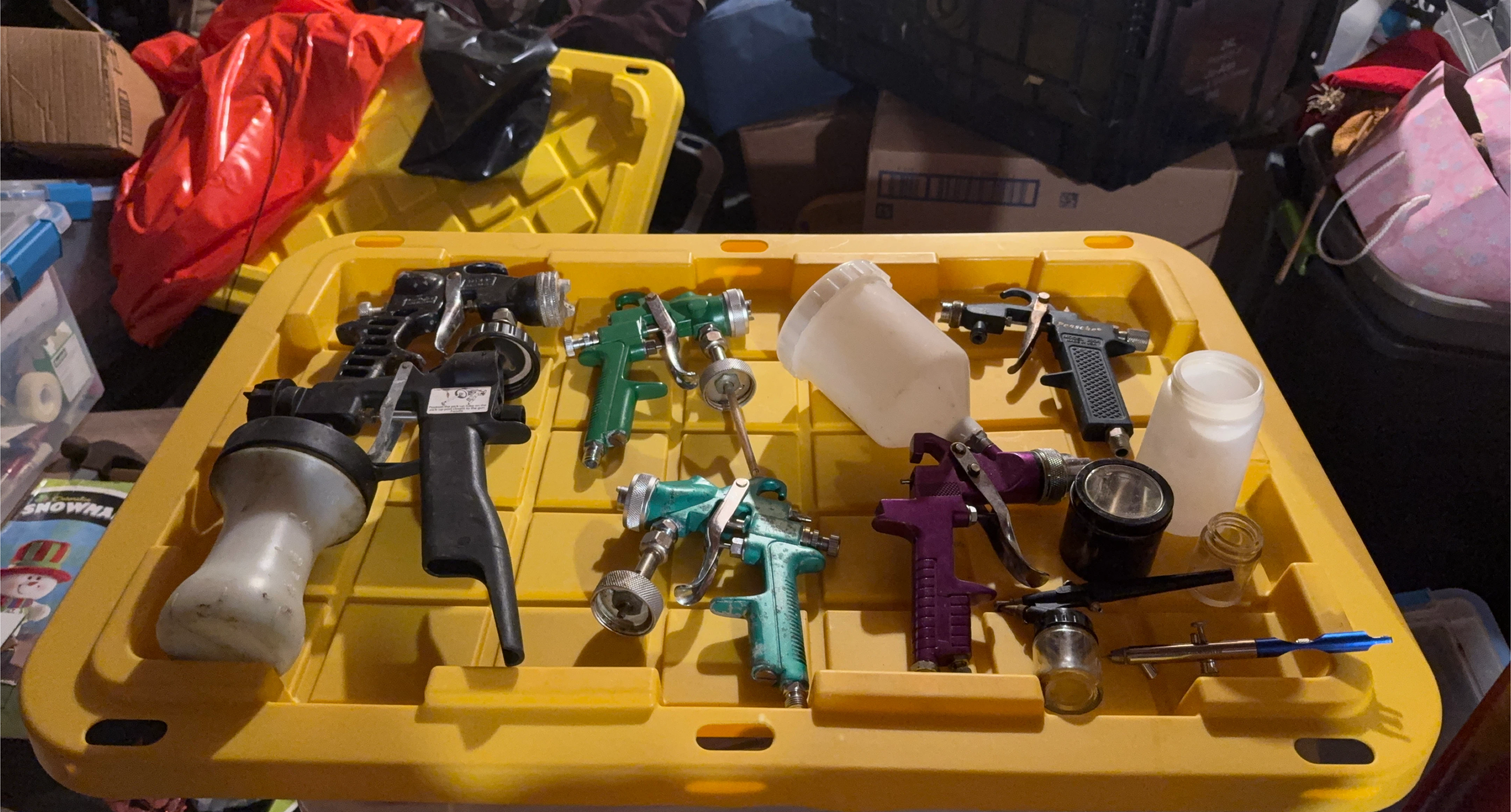 Assorted Paint Spray Guns