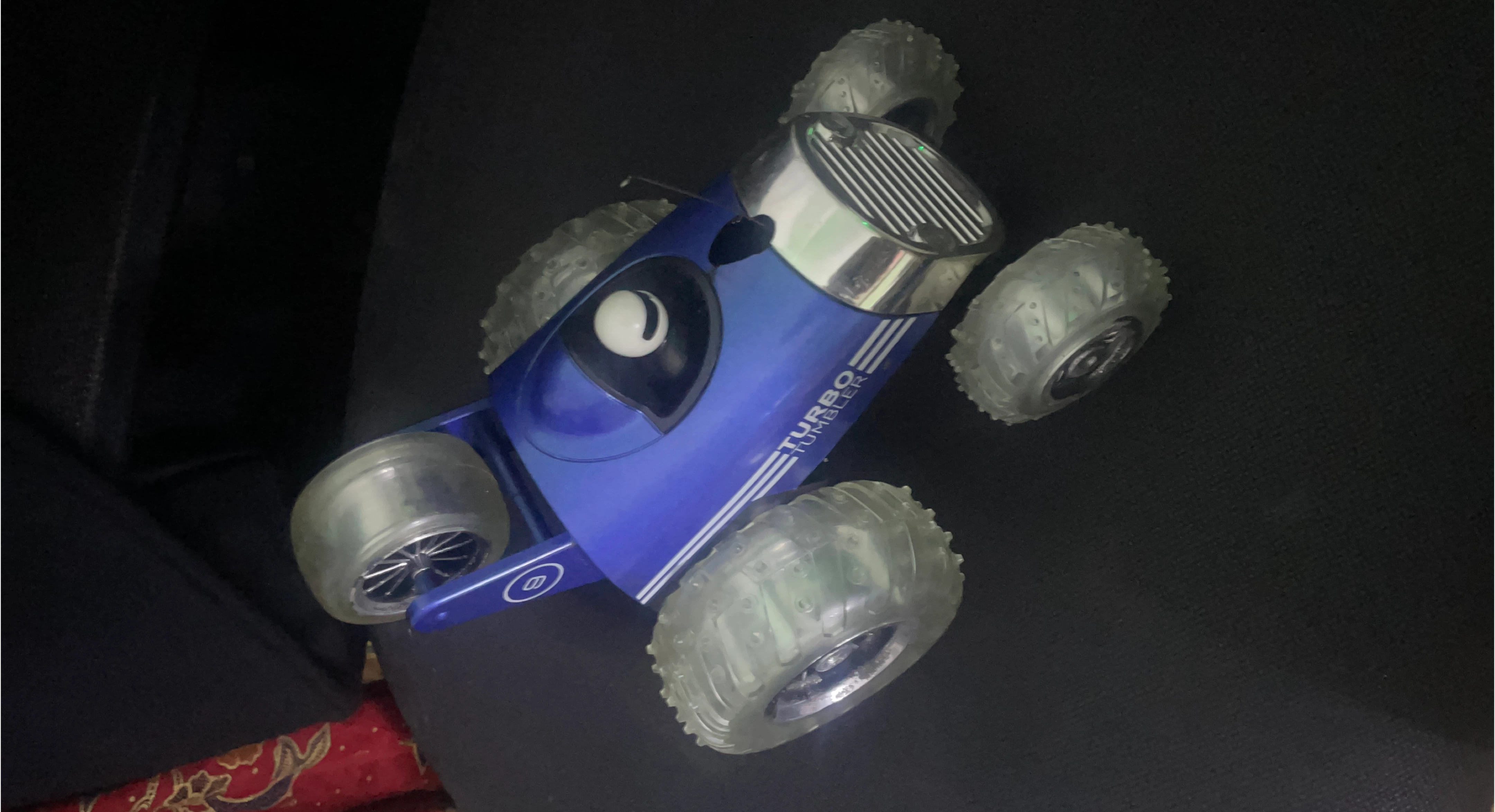 Blue Turbo Tumbler RC Car