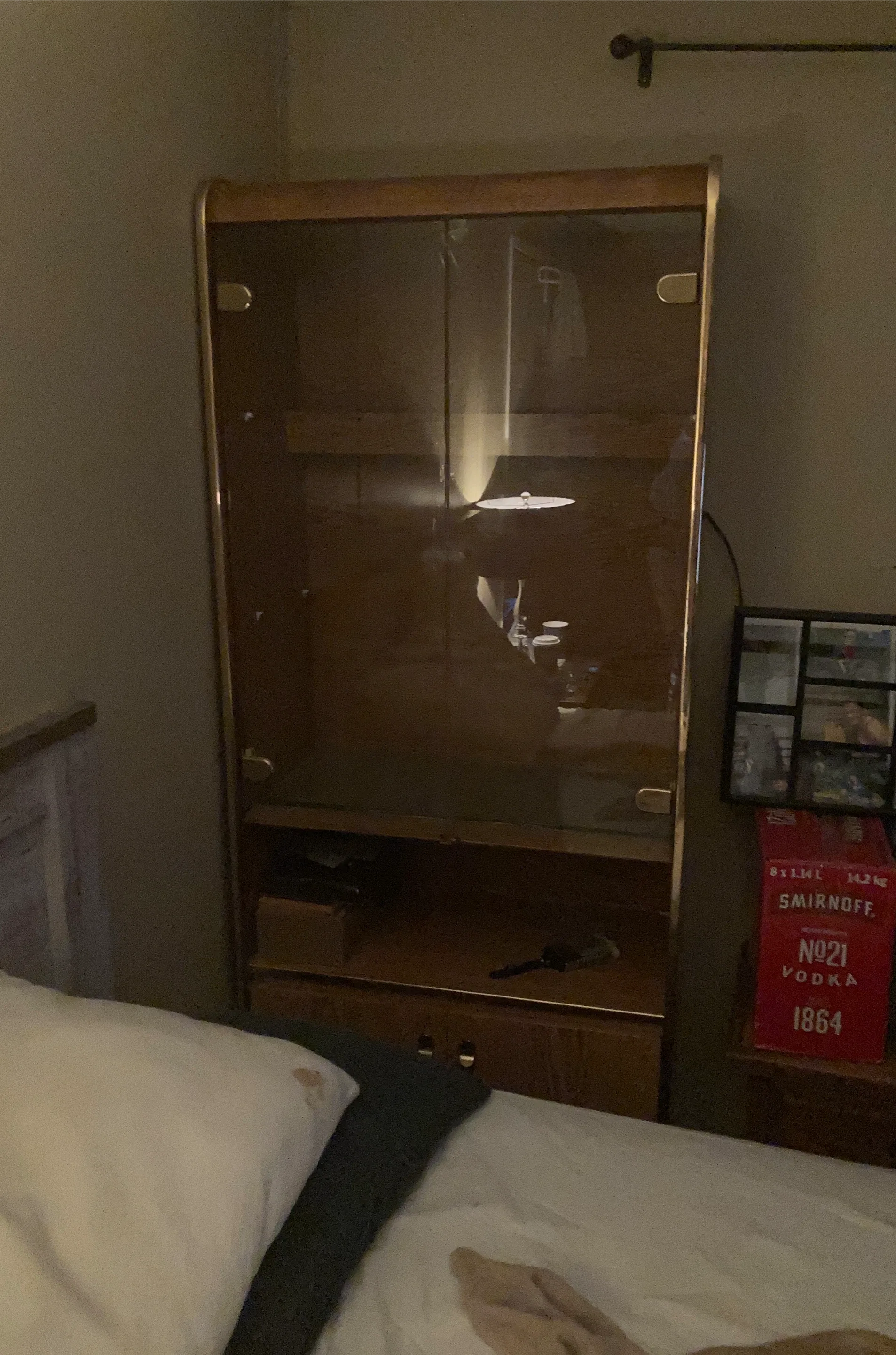 Display Cabinet with Glass Doors