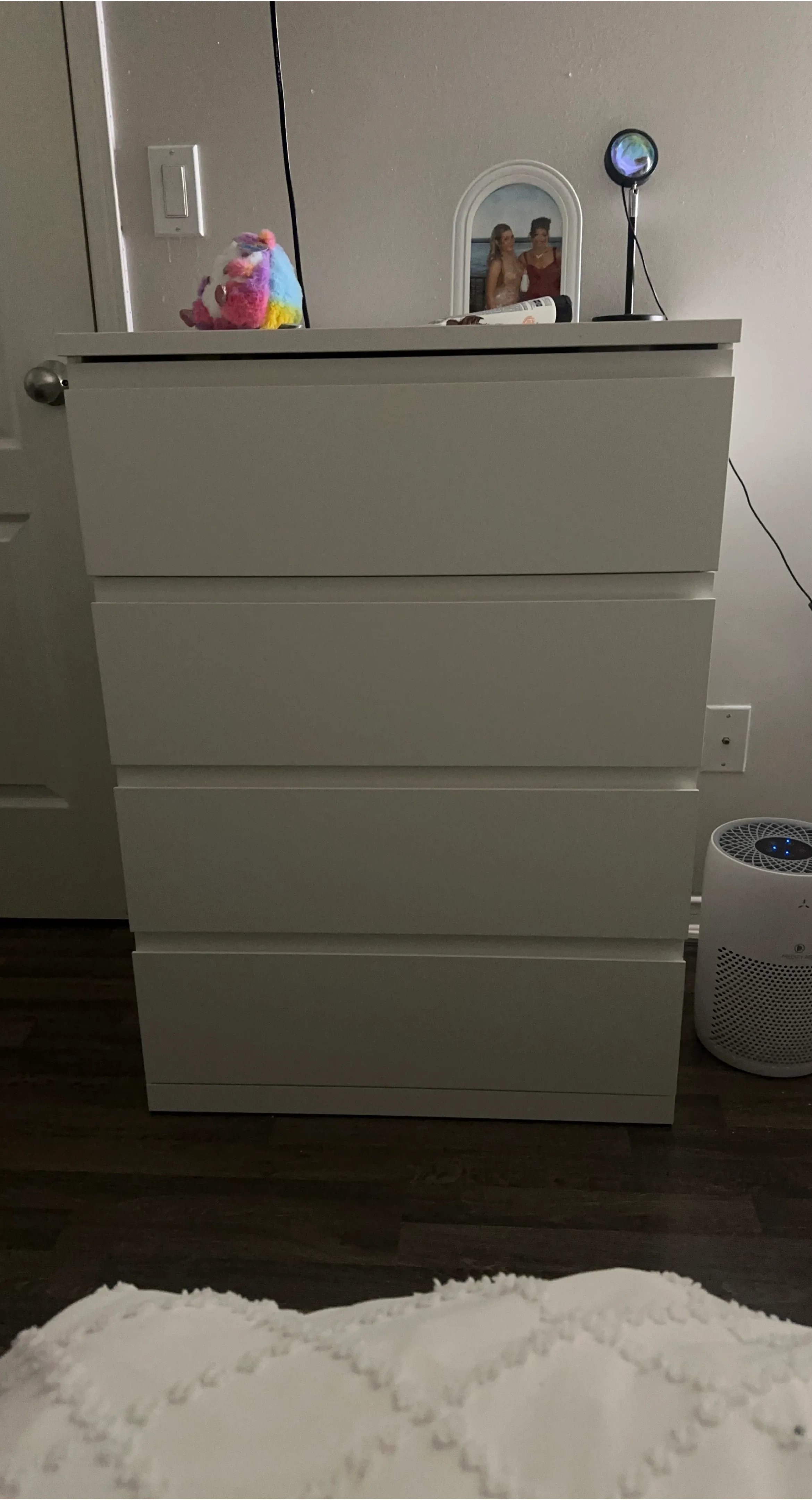 IKEA Malm 4-drawer dresser, white