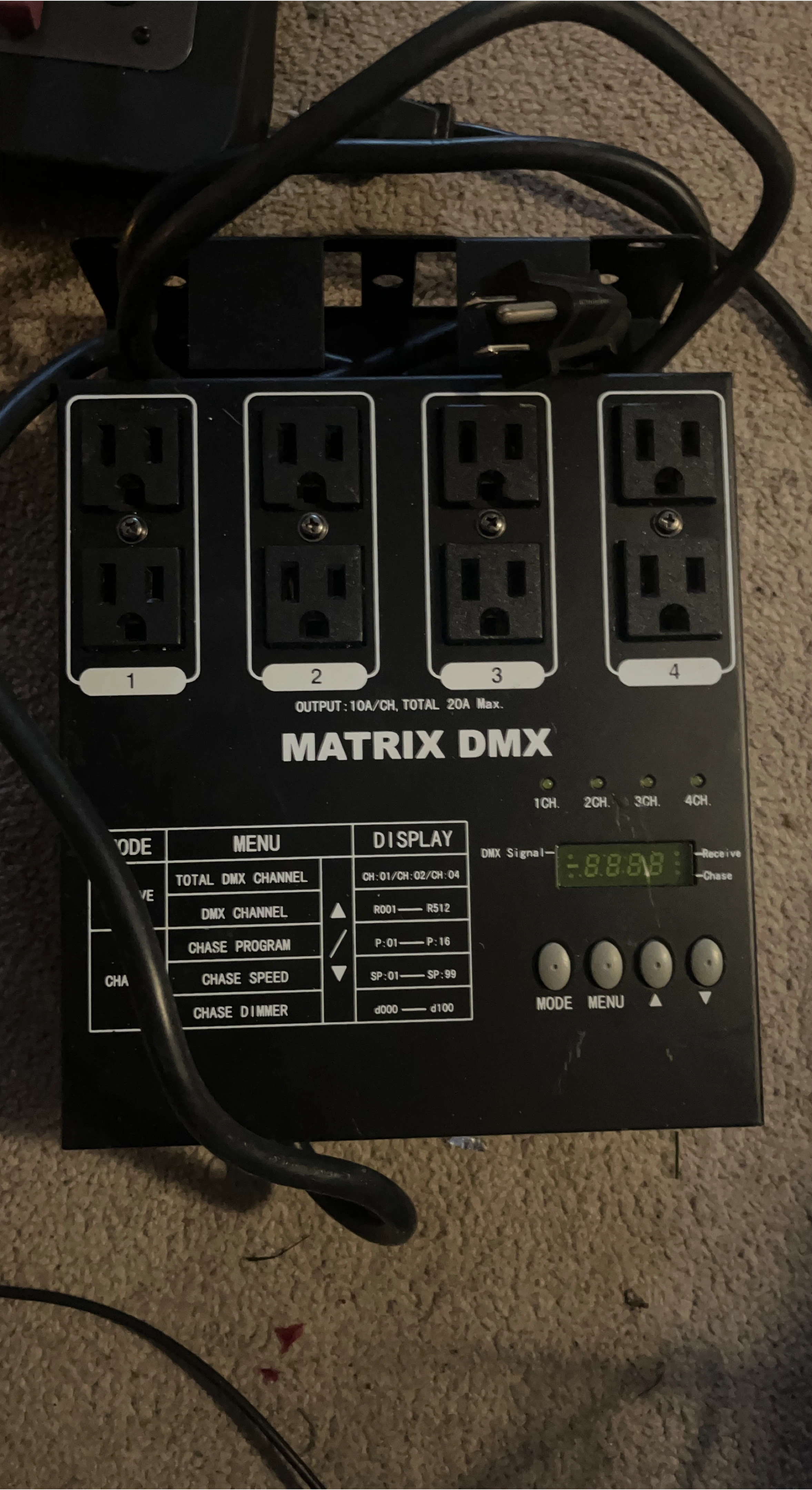 Matrix DMX Power Distribution Unit