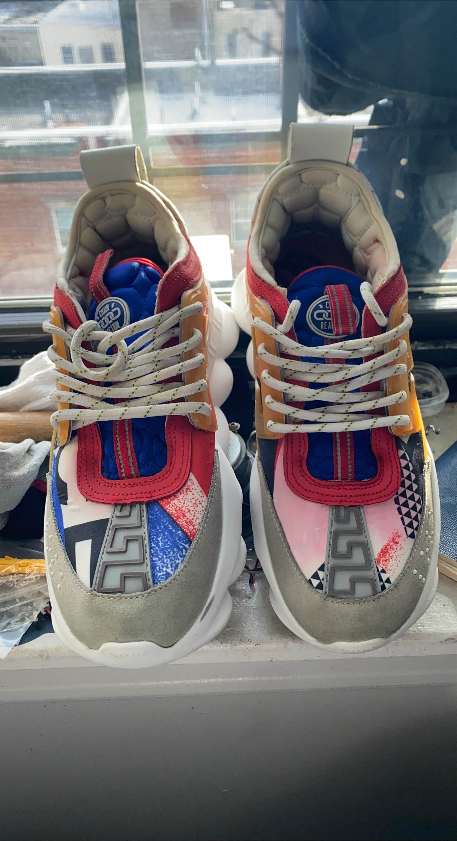 Versace Chain Reaction Sneakers