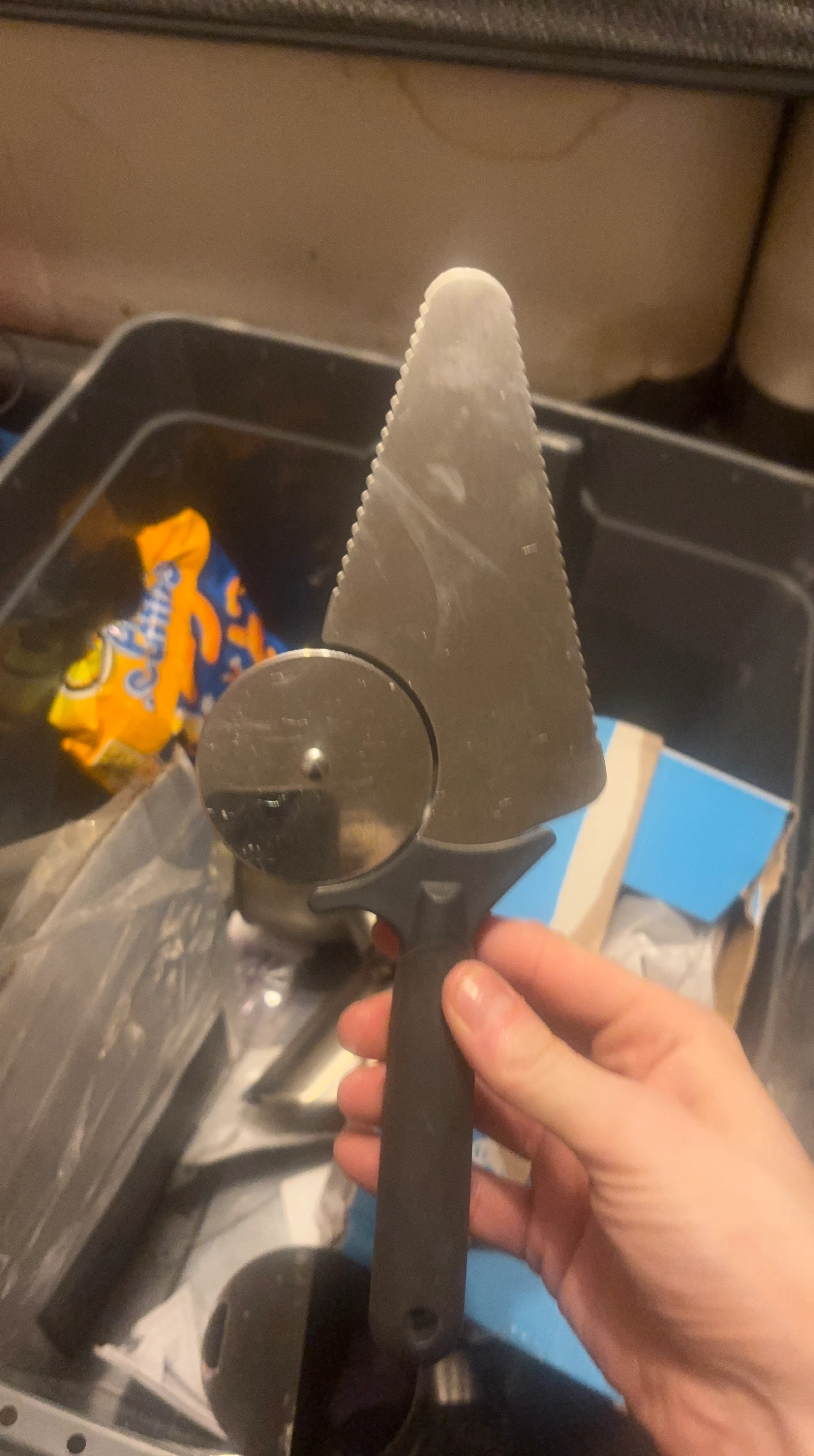 Pizza Cutter and Cake Server Set