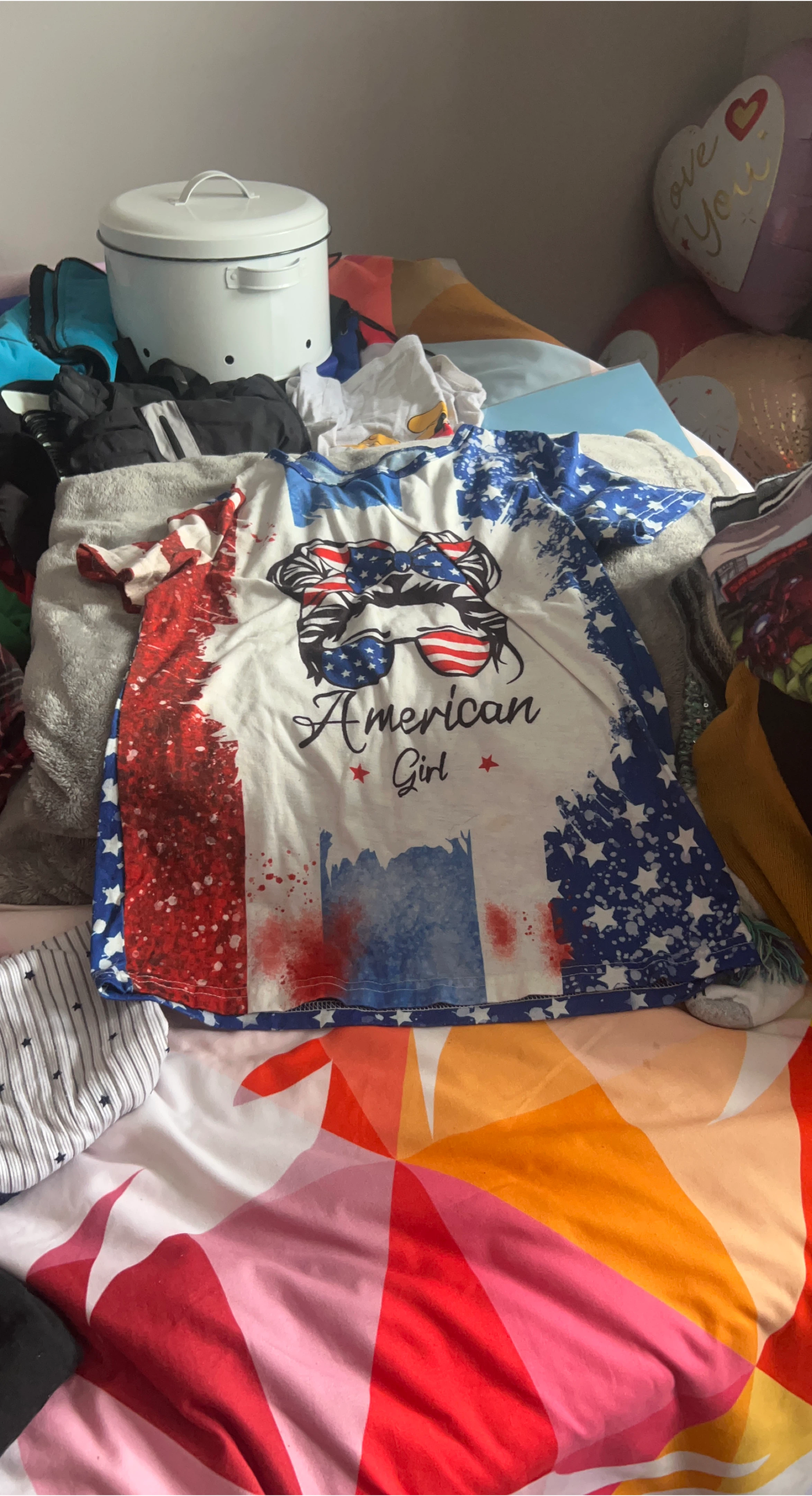 American Girl Patriotic T-shirt