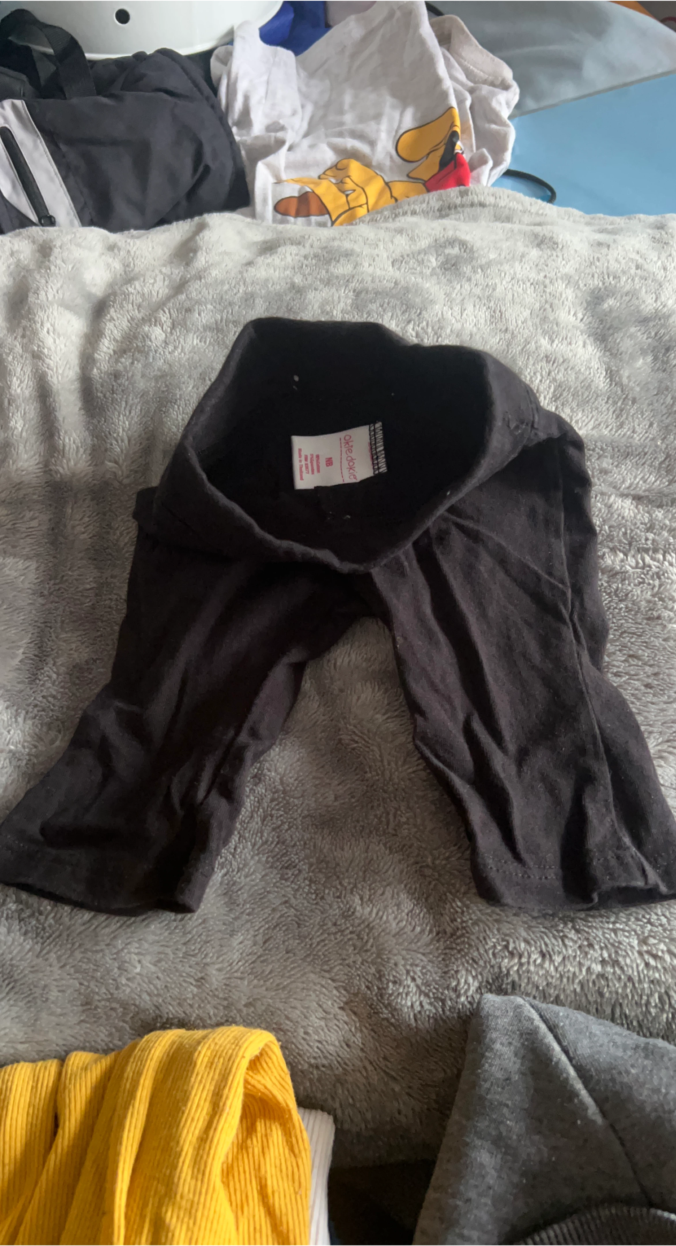 Okie Doxie Black Leggings - NB