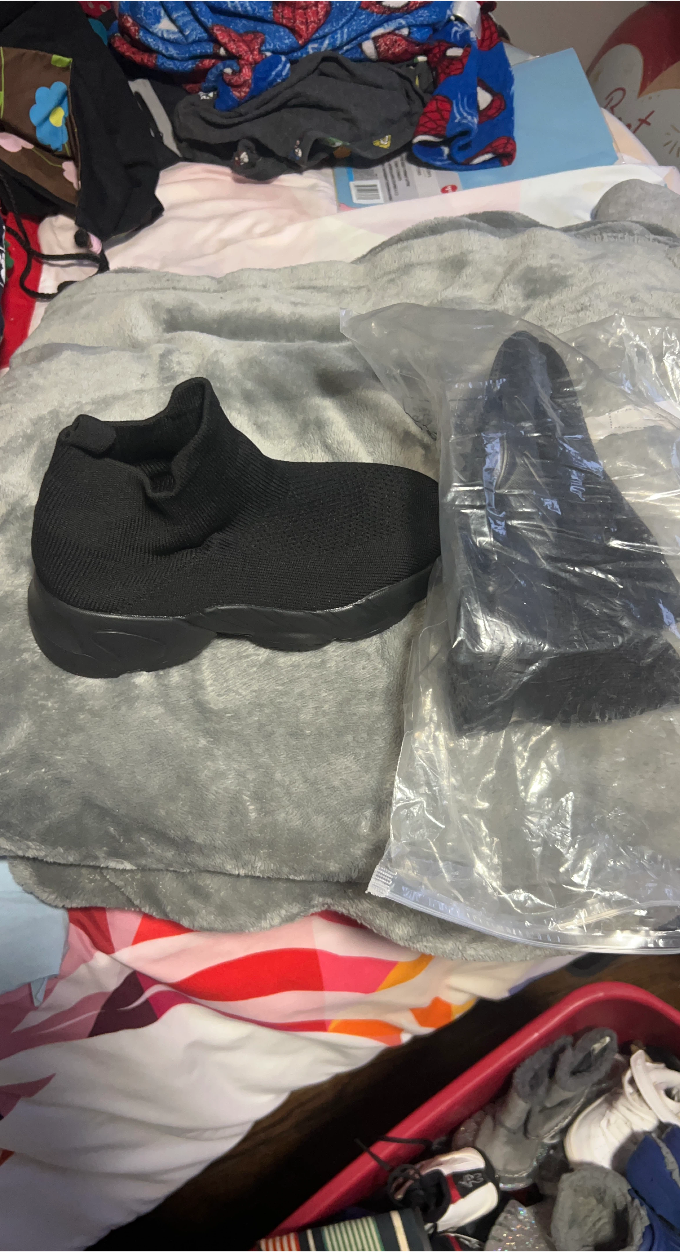 Black Slip-On Comfort Shoe