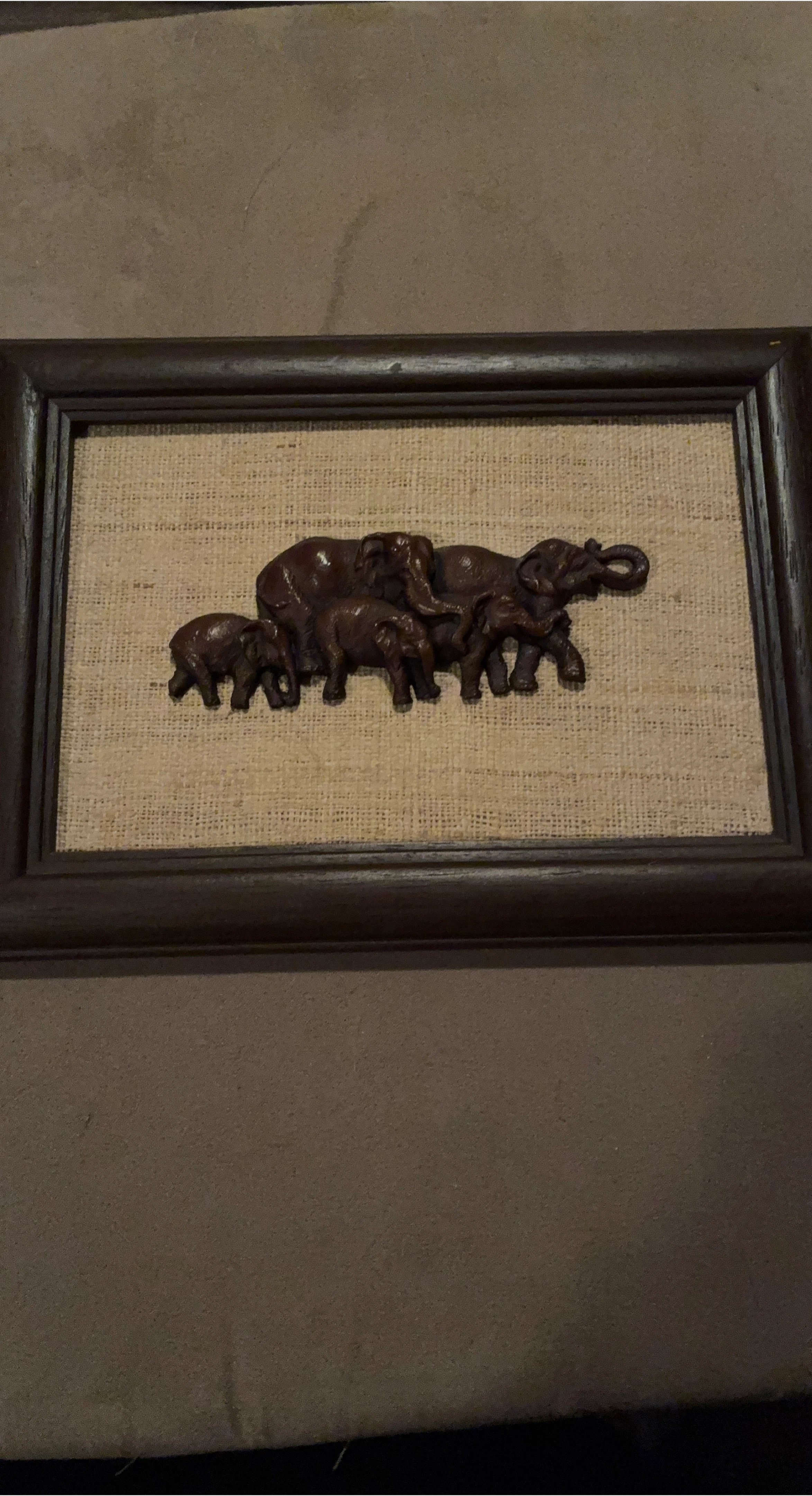 Elephant Family Framed Art