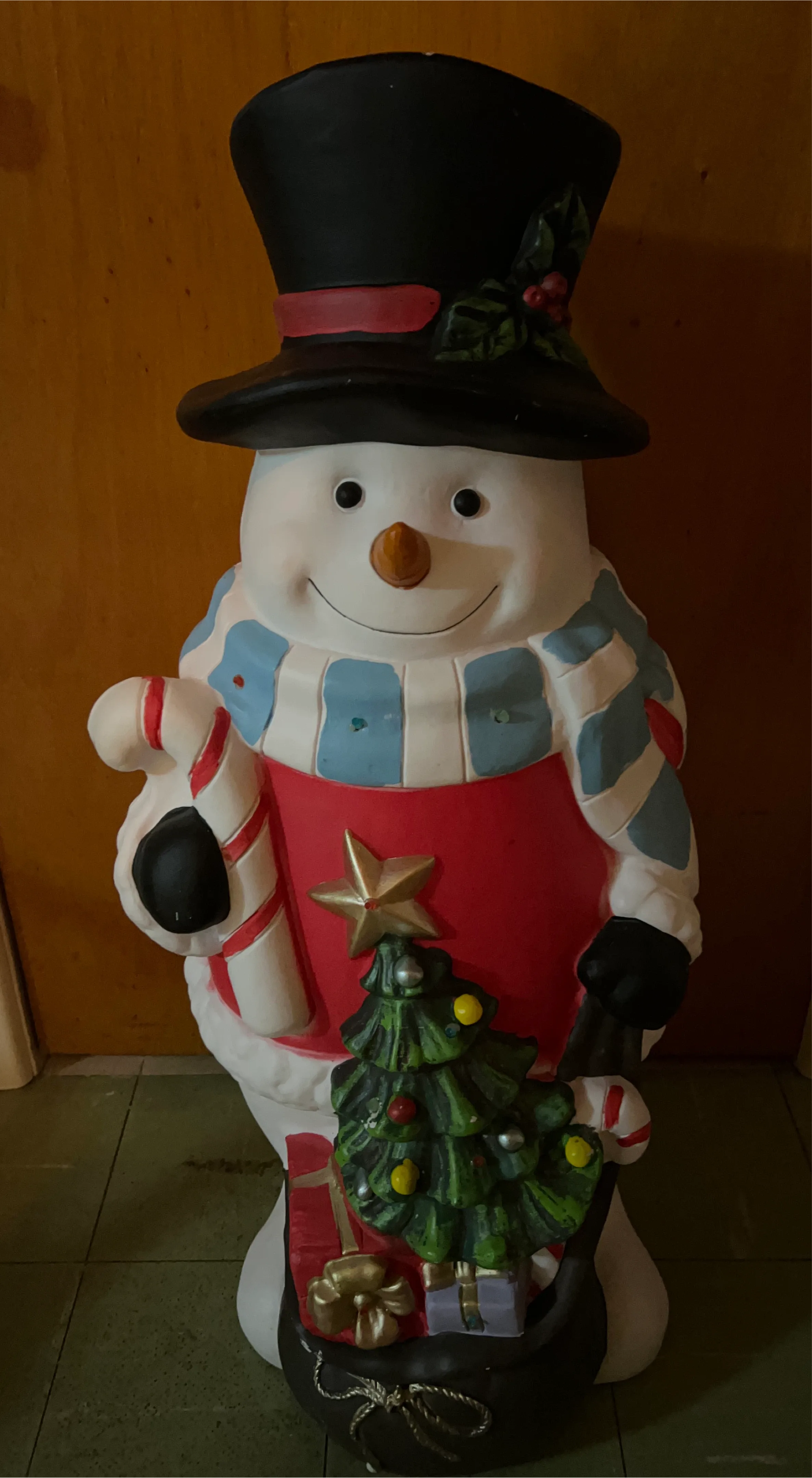 Festive Snowman Christmas Decoration