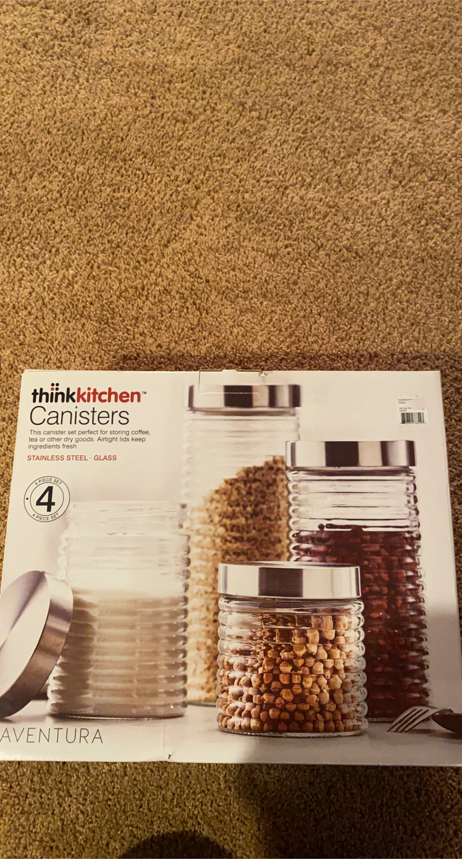 Thinkkitchen Canisters - 4 Piece Set - NEW!