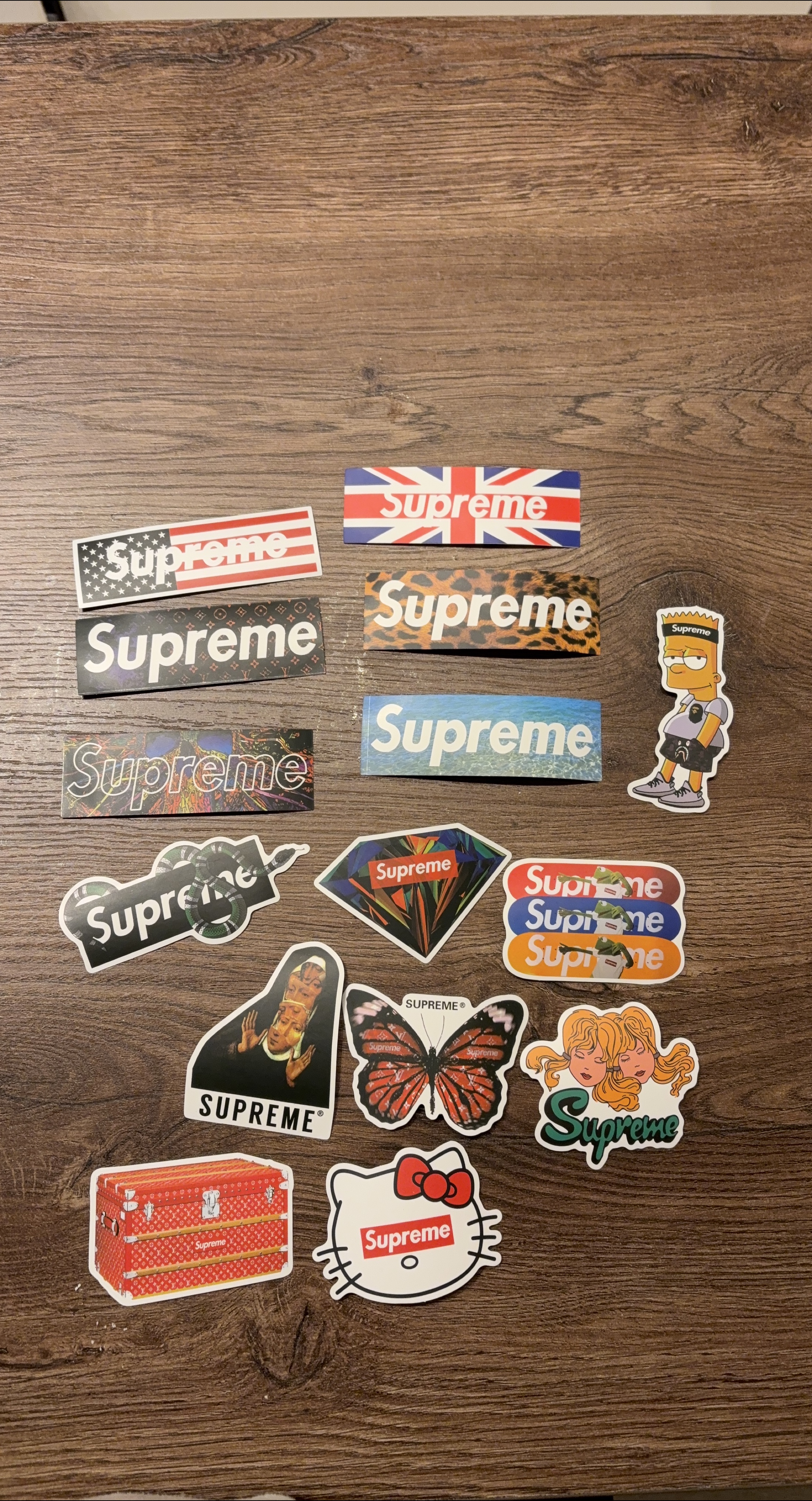 Supreme Sticker Lot