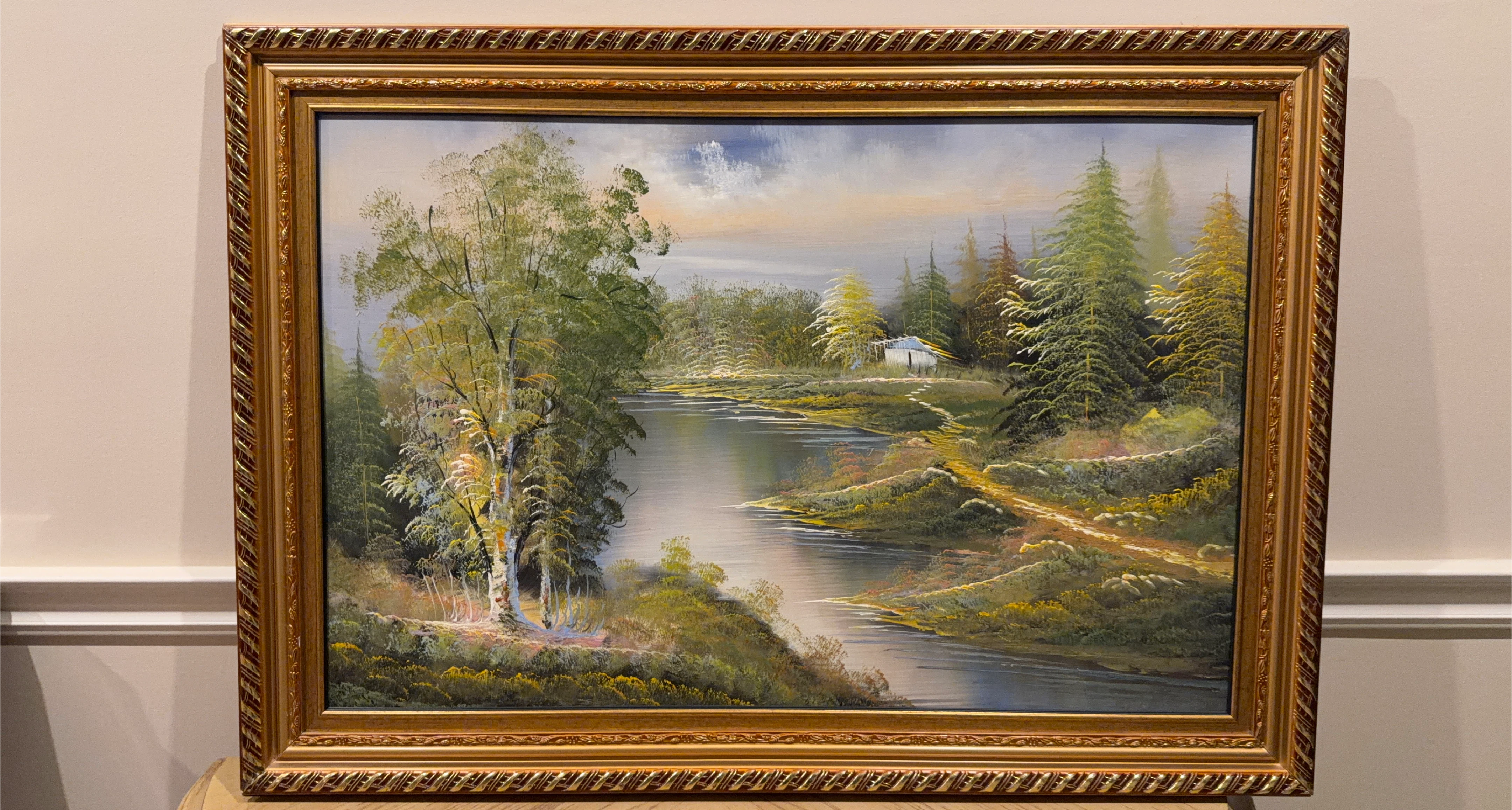Framed Landscape Painting