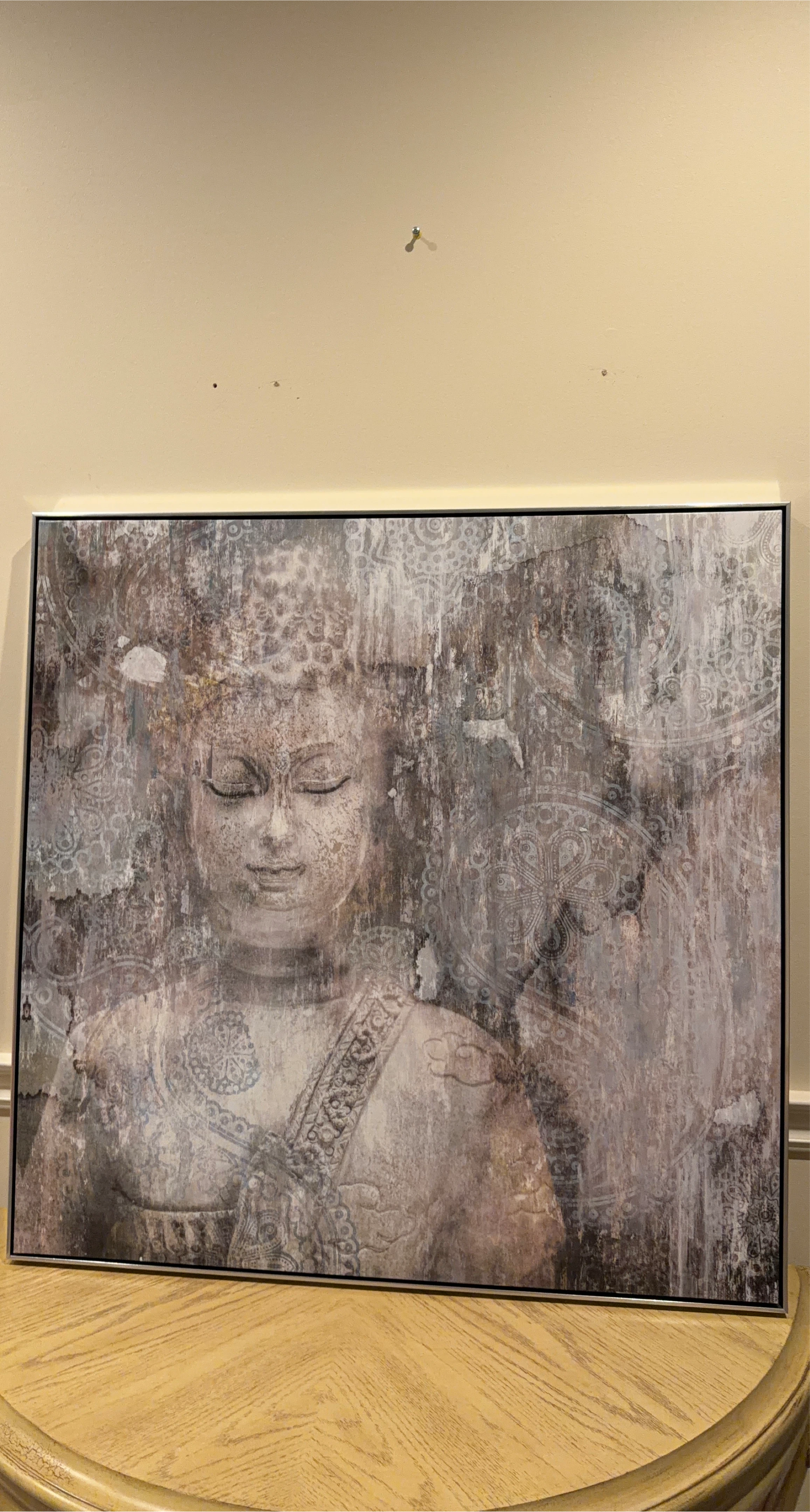 Framed Buddha Canvas Wall Art