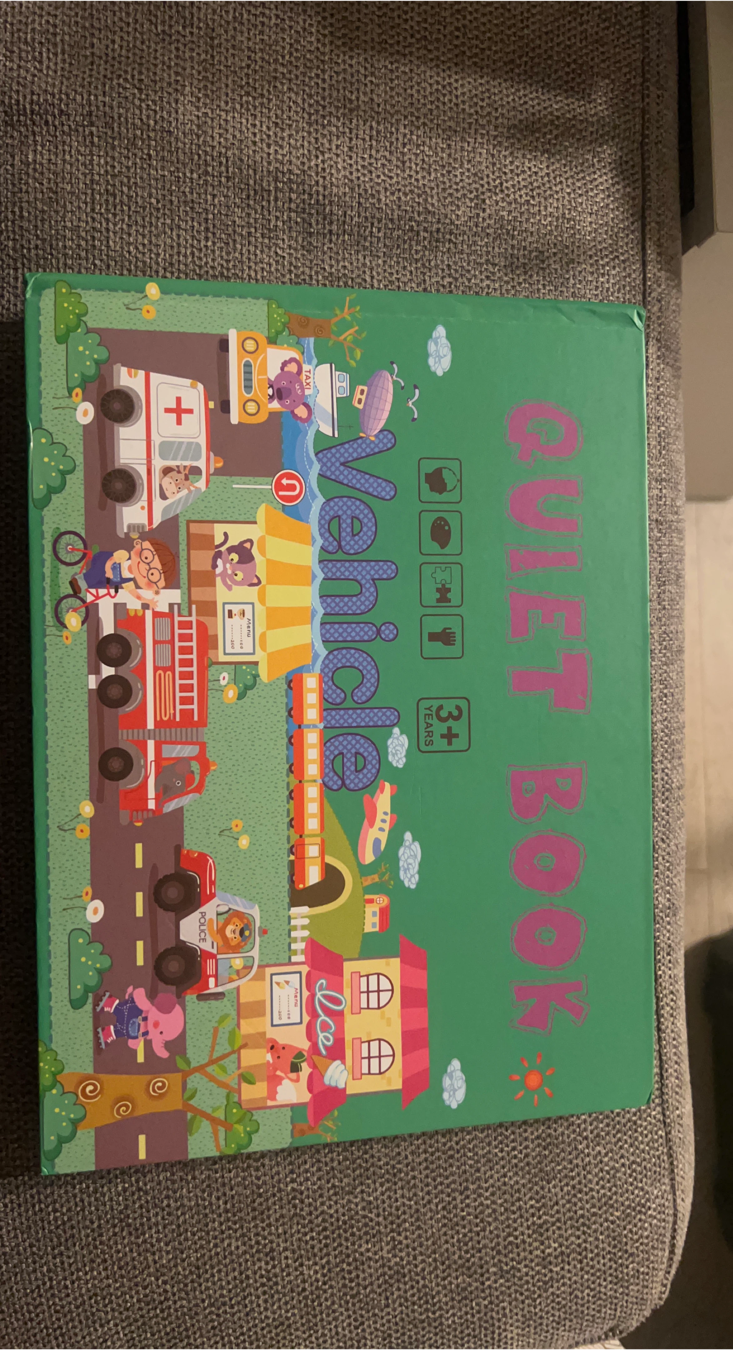 Vehicle Quiet Book - 3+ Years