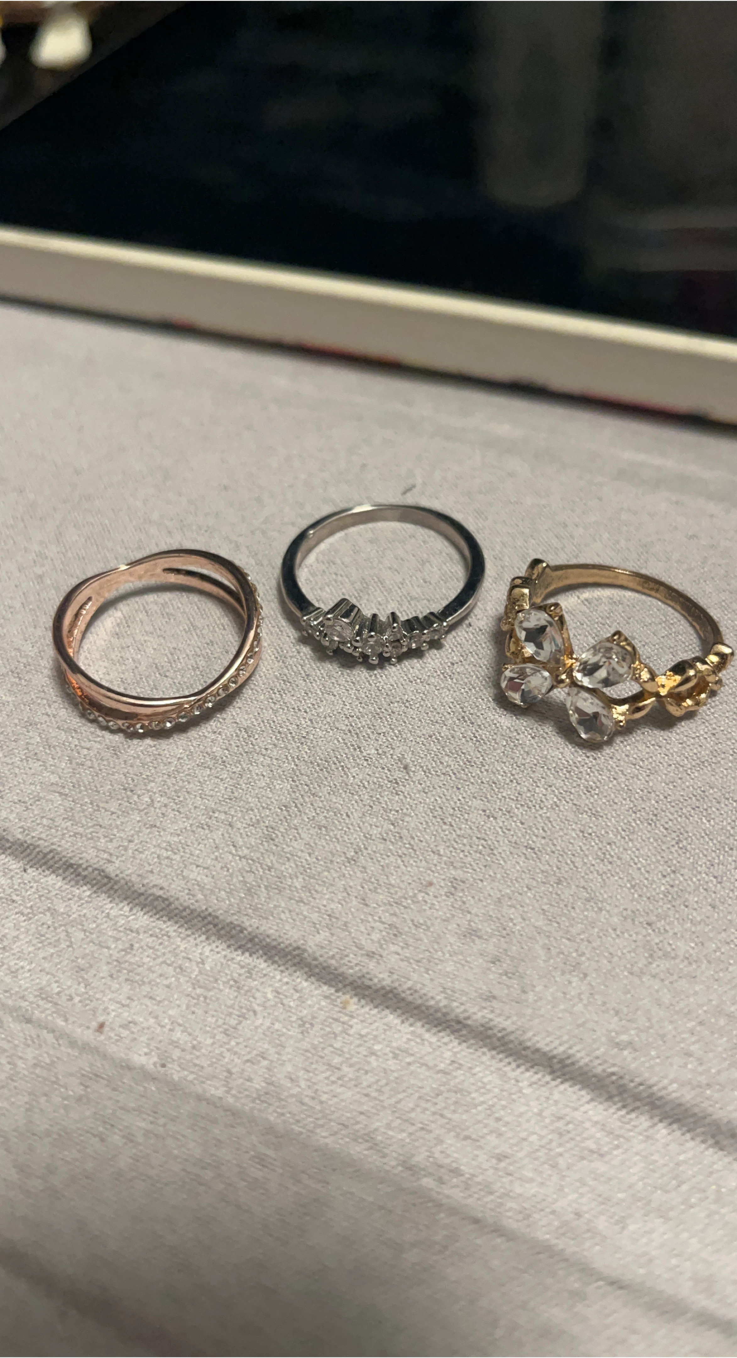 Set of 3 Fashion Rings