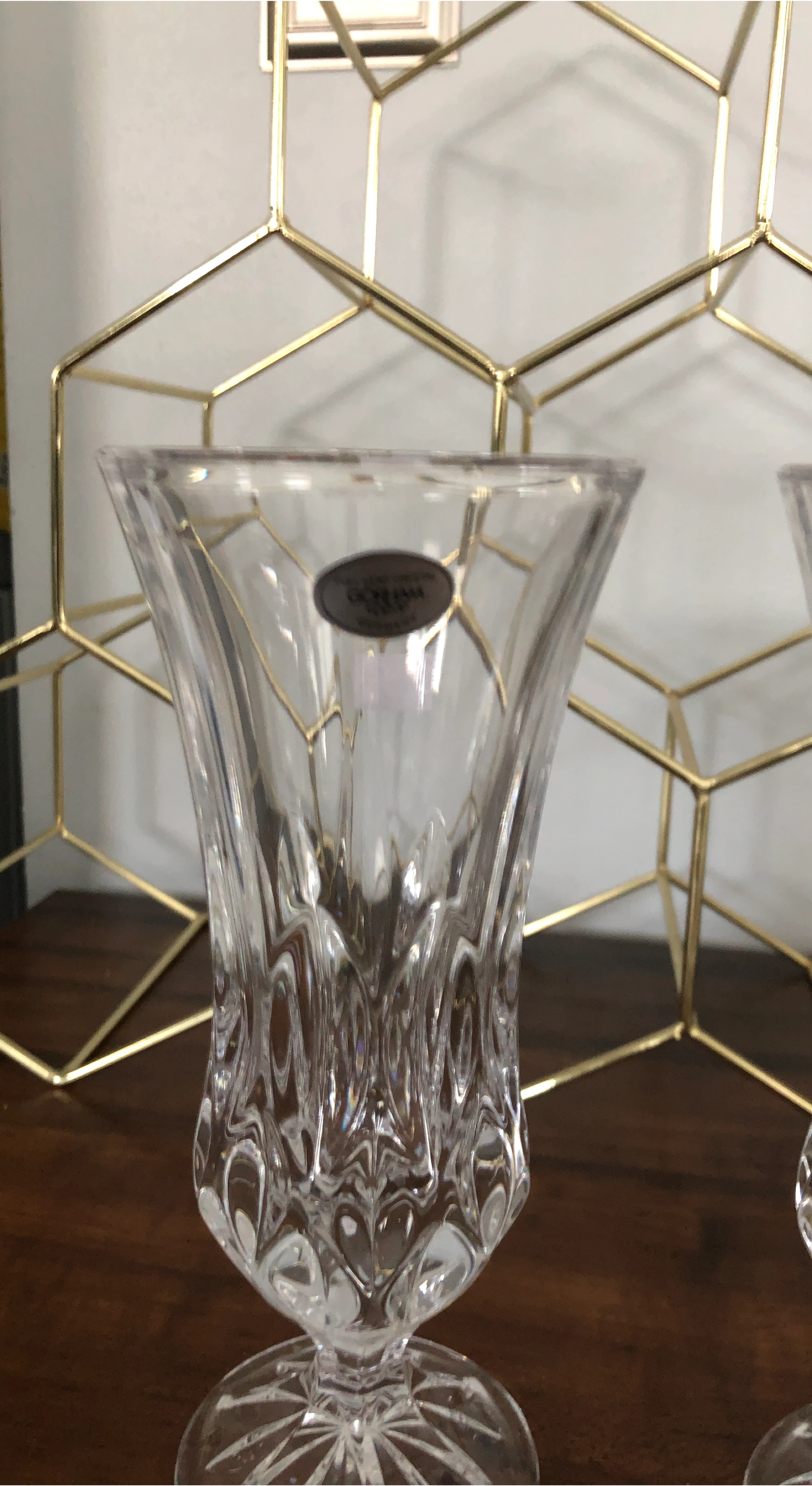 Gorham Lead Crystal Vase - Elegant Decor - photo 2