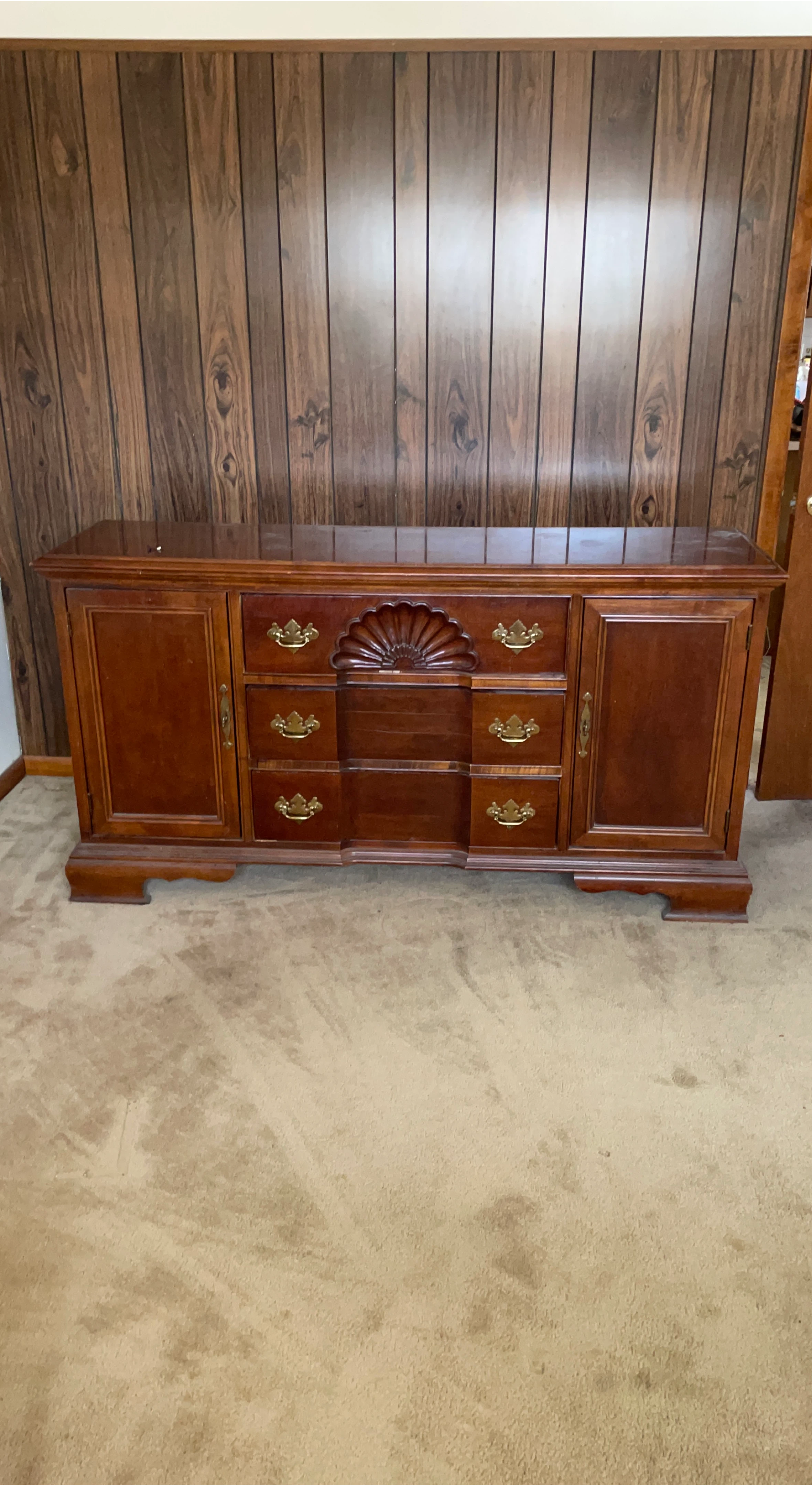 Brown Wooden Buffet