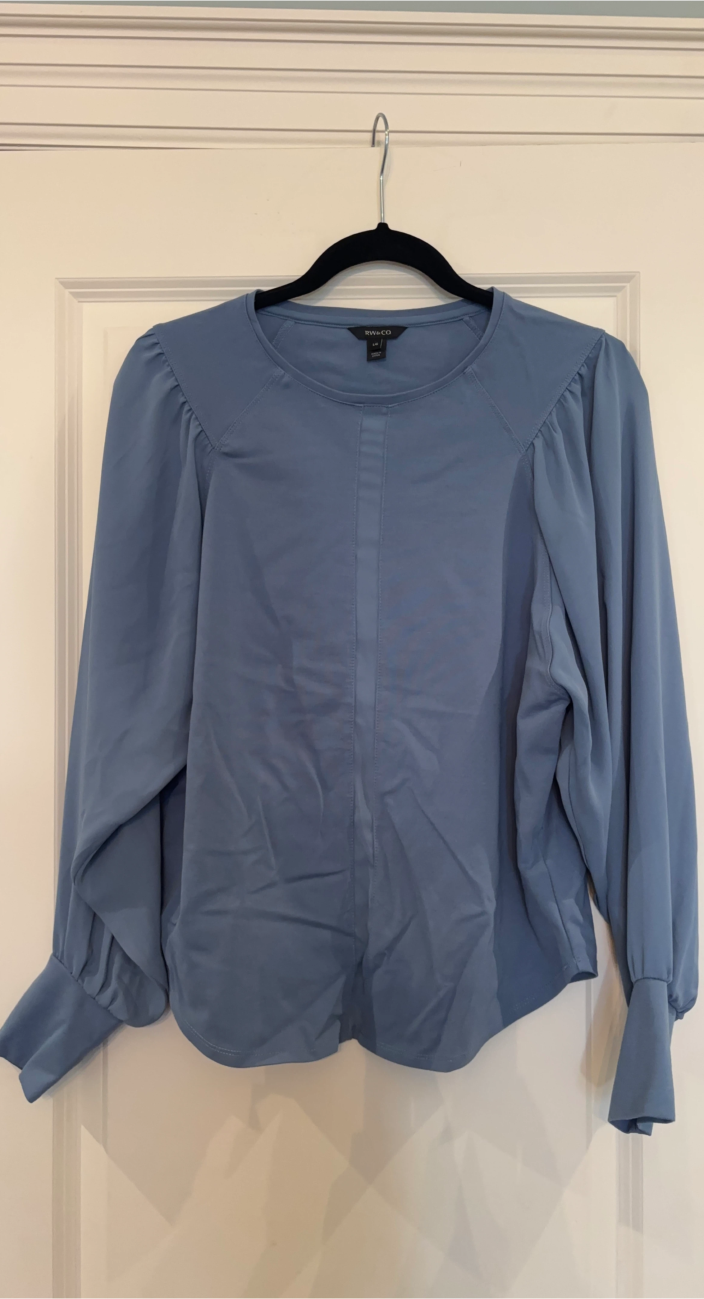 RW&CO. Blue Blouse - Size L