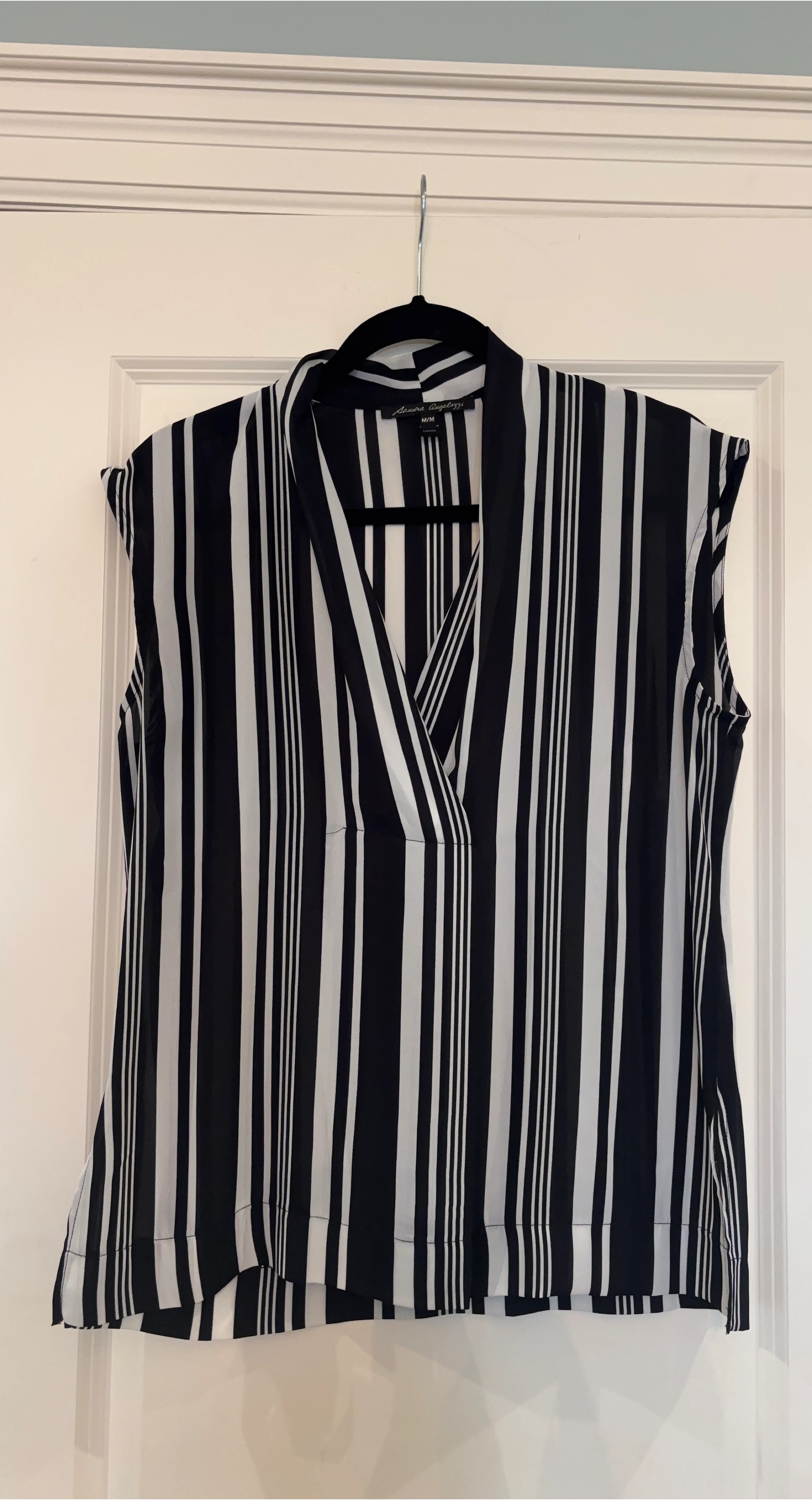 Sandra Angelozzi Striped Blouse - Size M