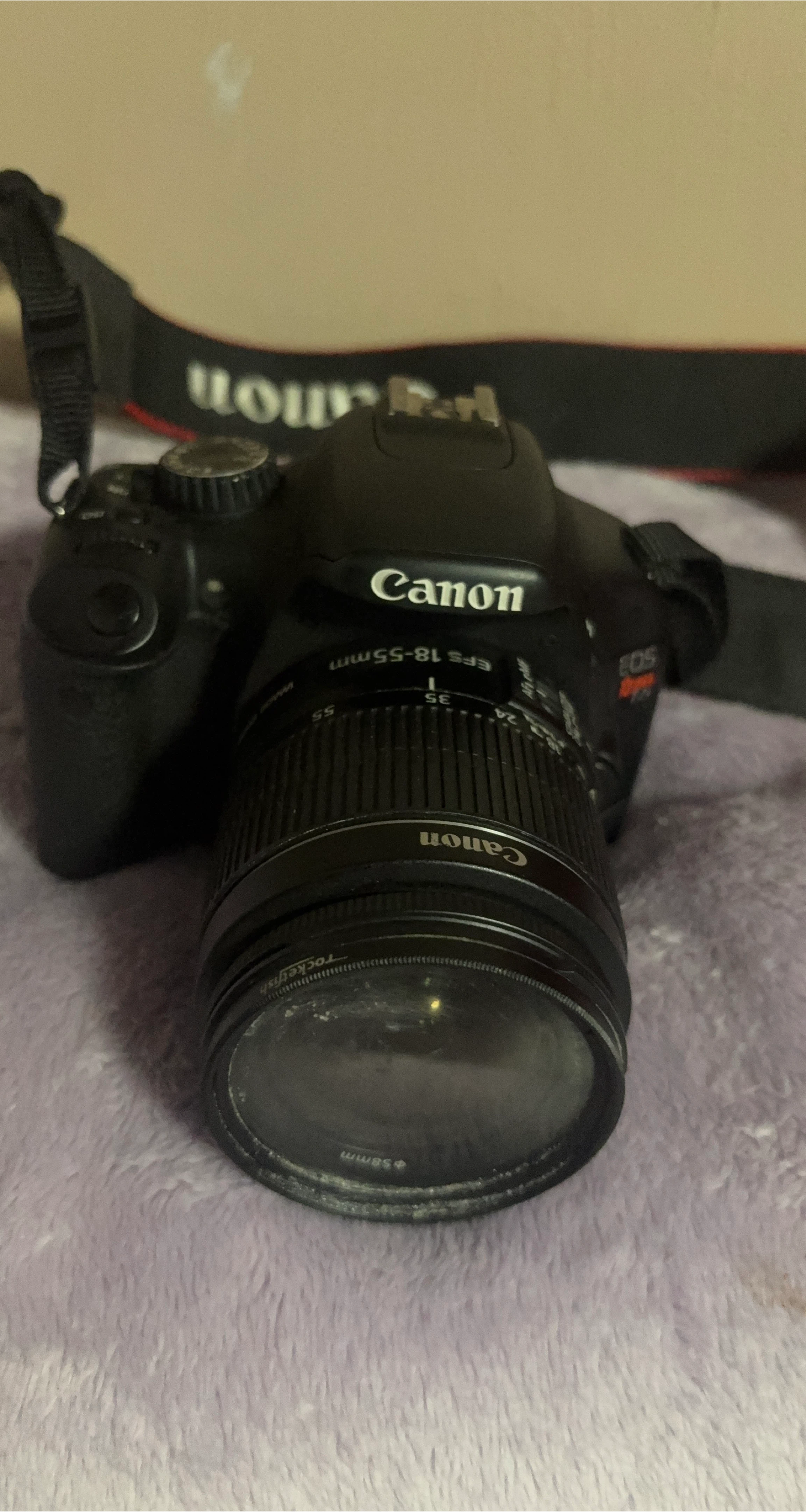 Canon EOS Rebel T6 Camera with Lens