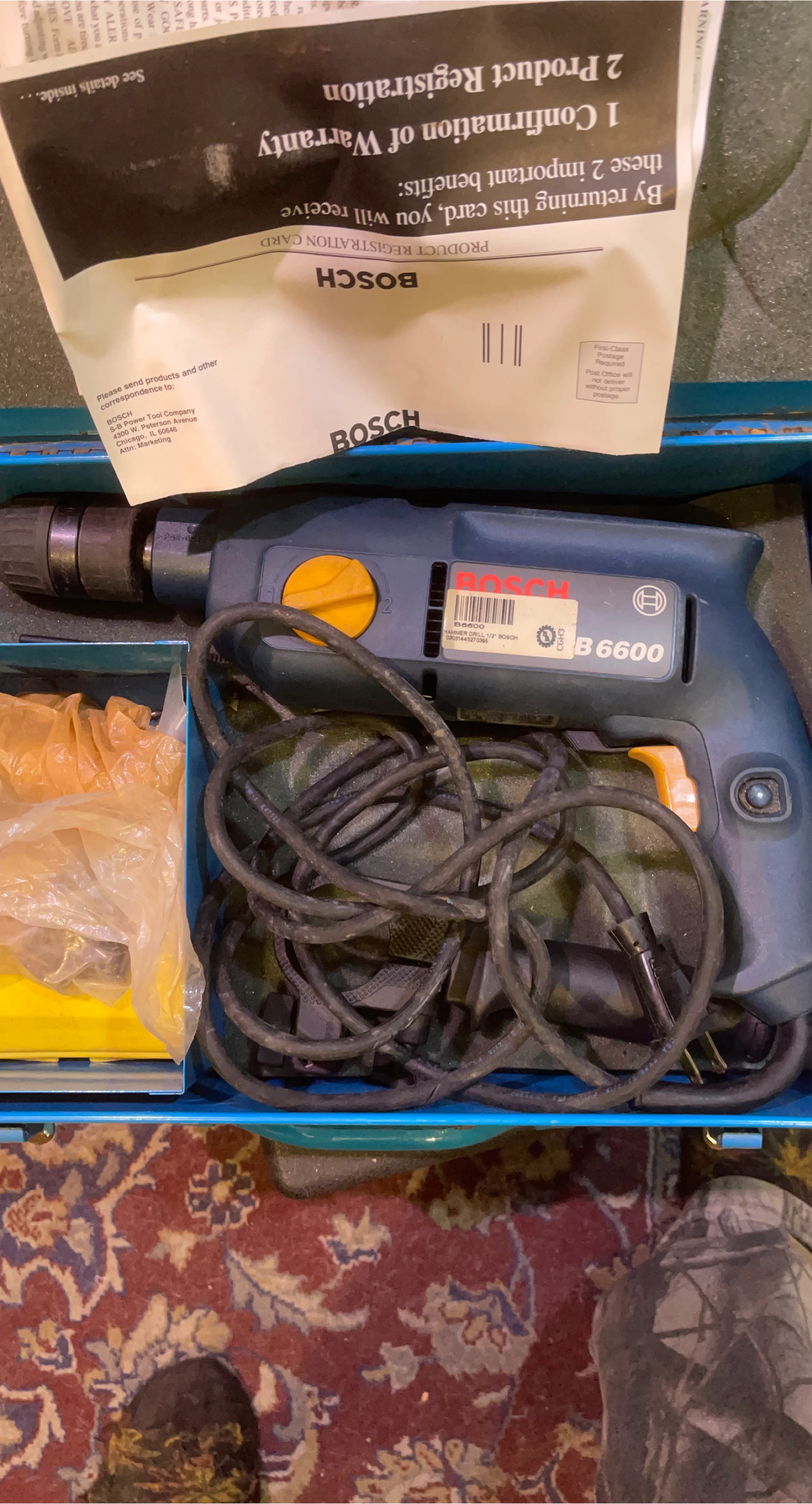 Bosch B6600 Hammer Drill