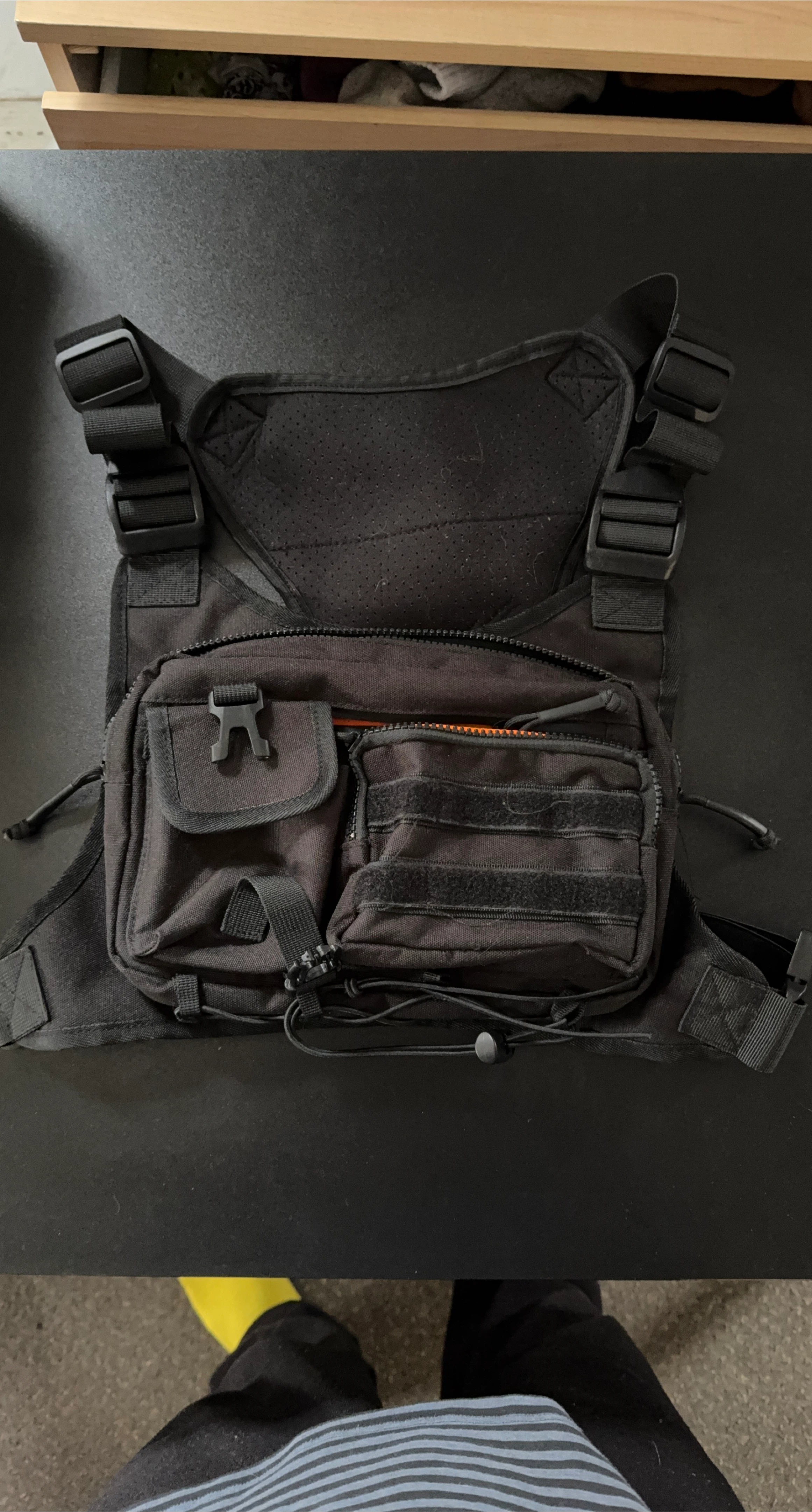 Tactical Chest Bag - Black