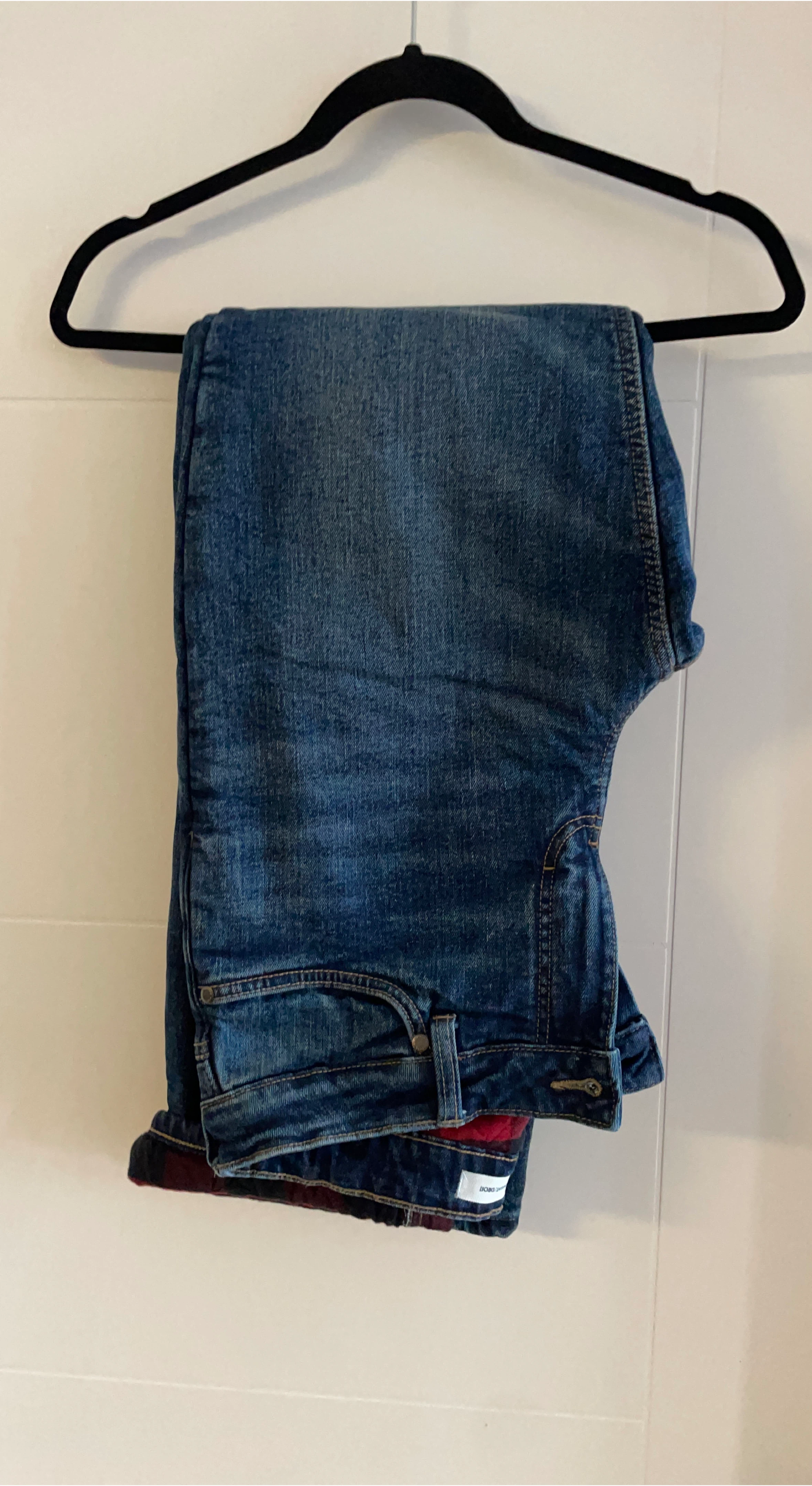 Wind River Warm Layered Men's Blue Jeans #gifting