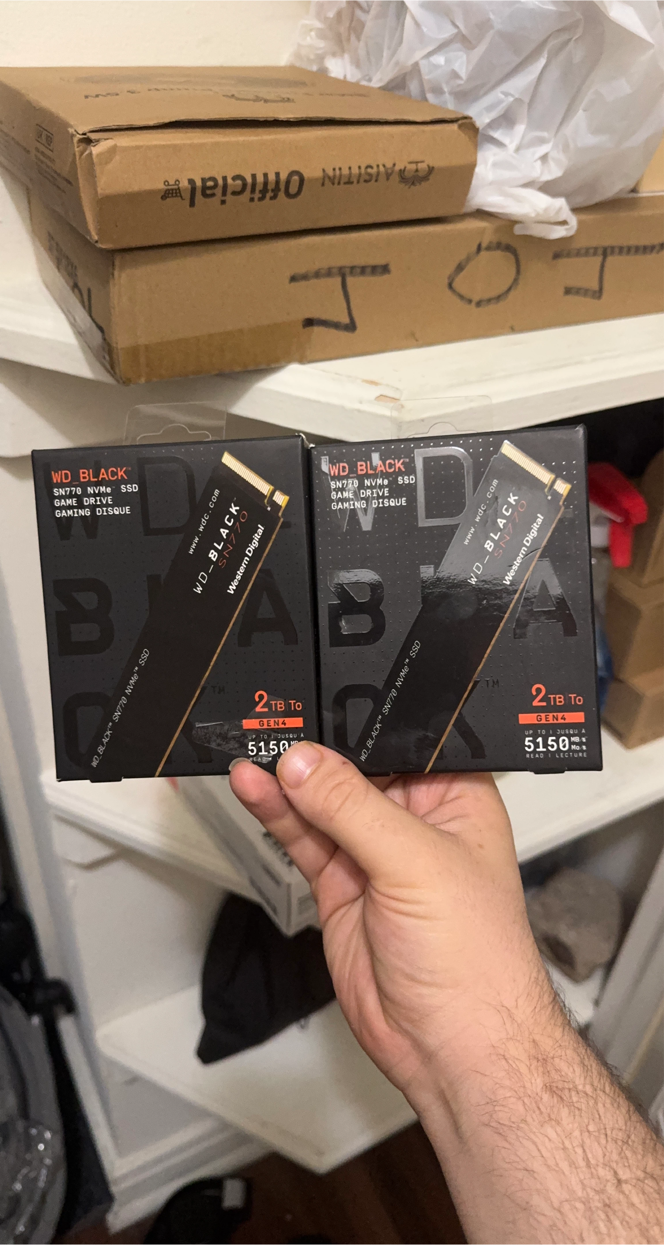 New WD Black SN770 2TB NVMe SSD
