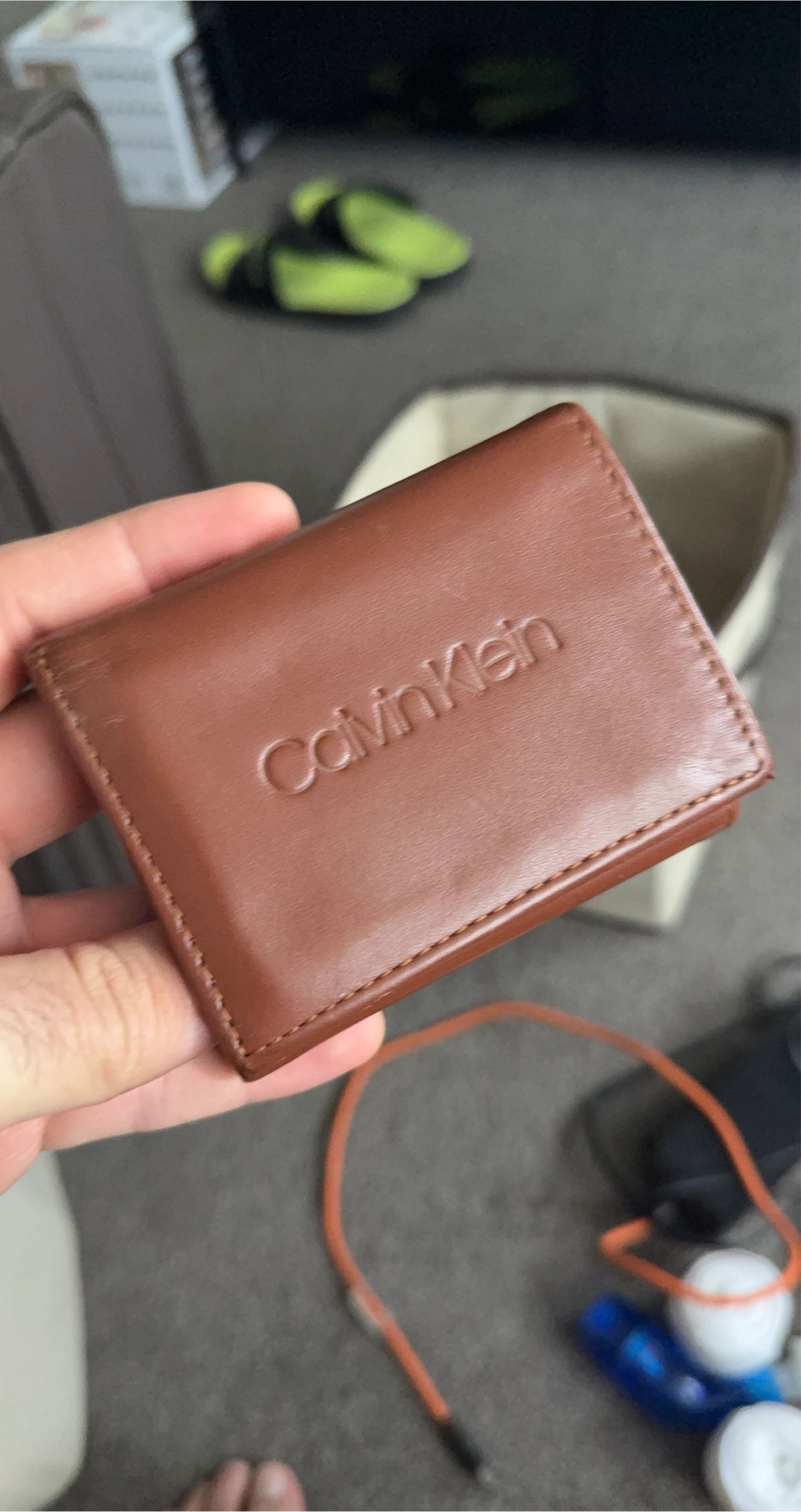 Calvin Klein Brown Leather Wallet