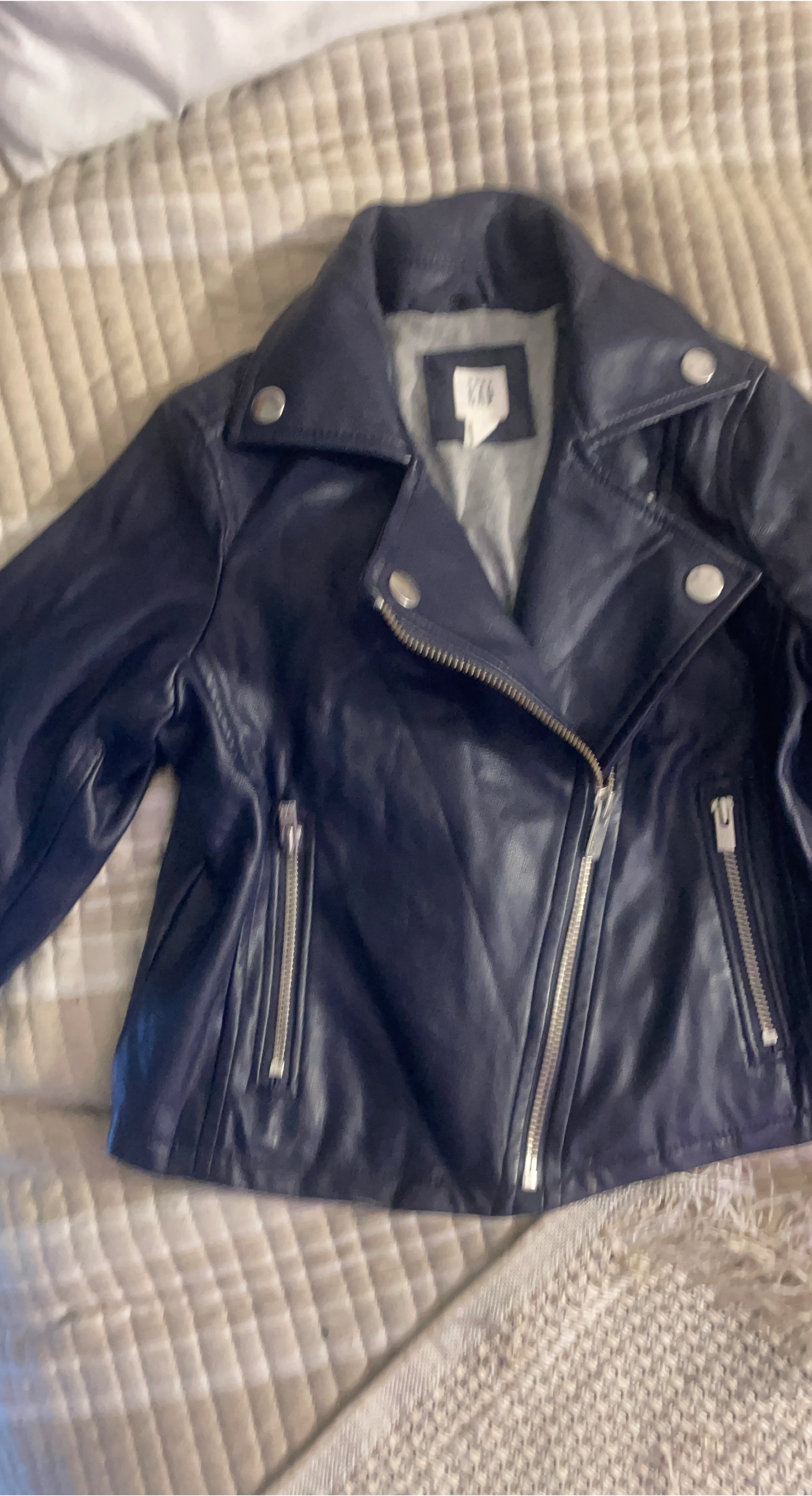 GAP Kids Faux Leather Moto Jacket