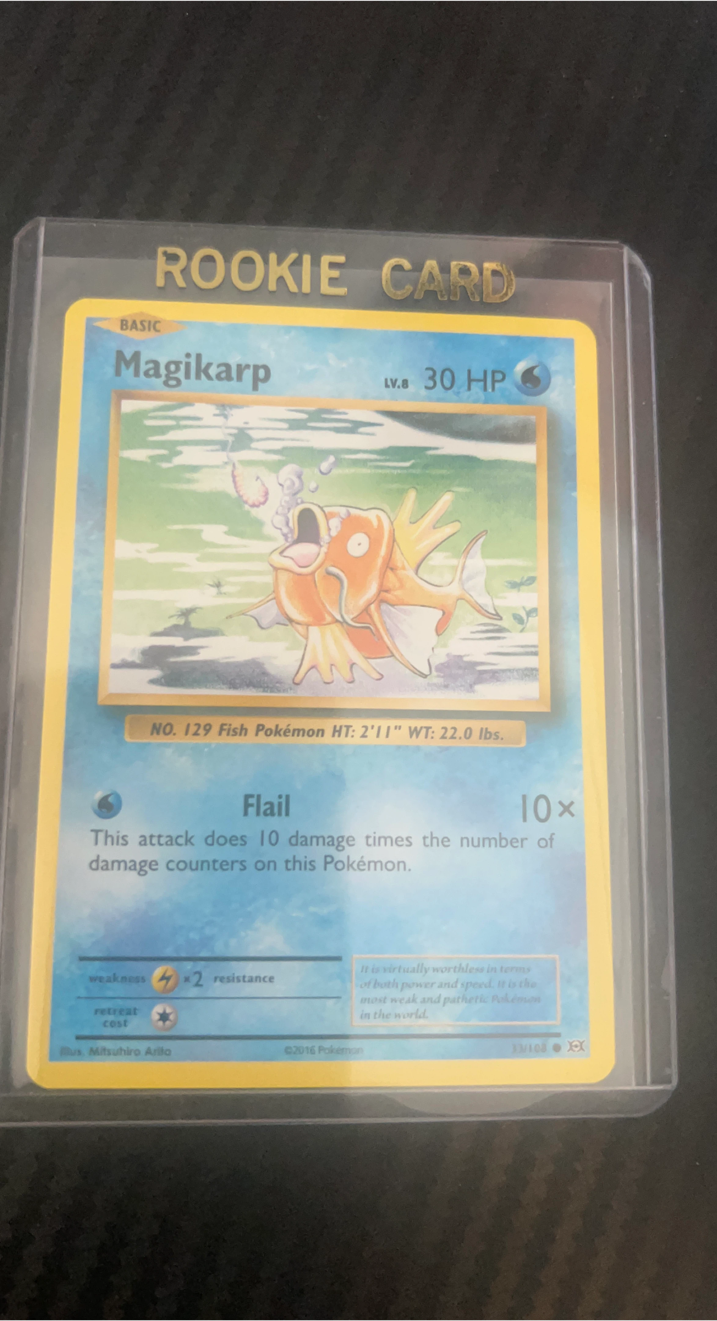 Magikarp Rookie Card