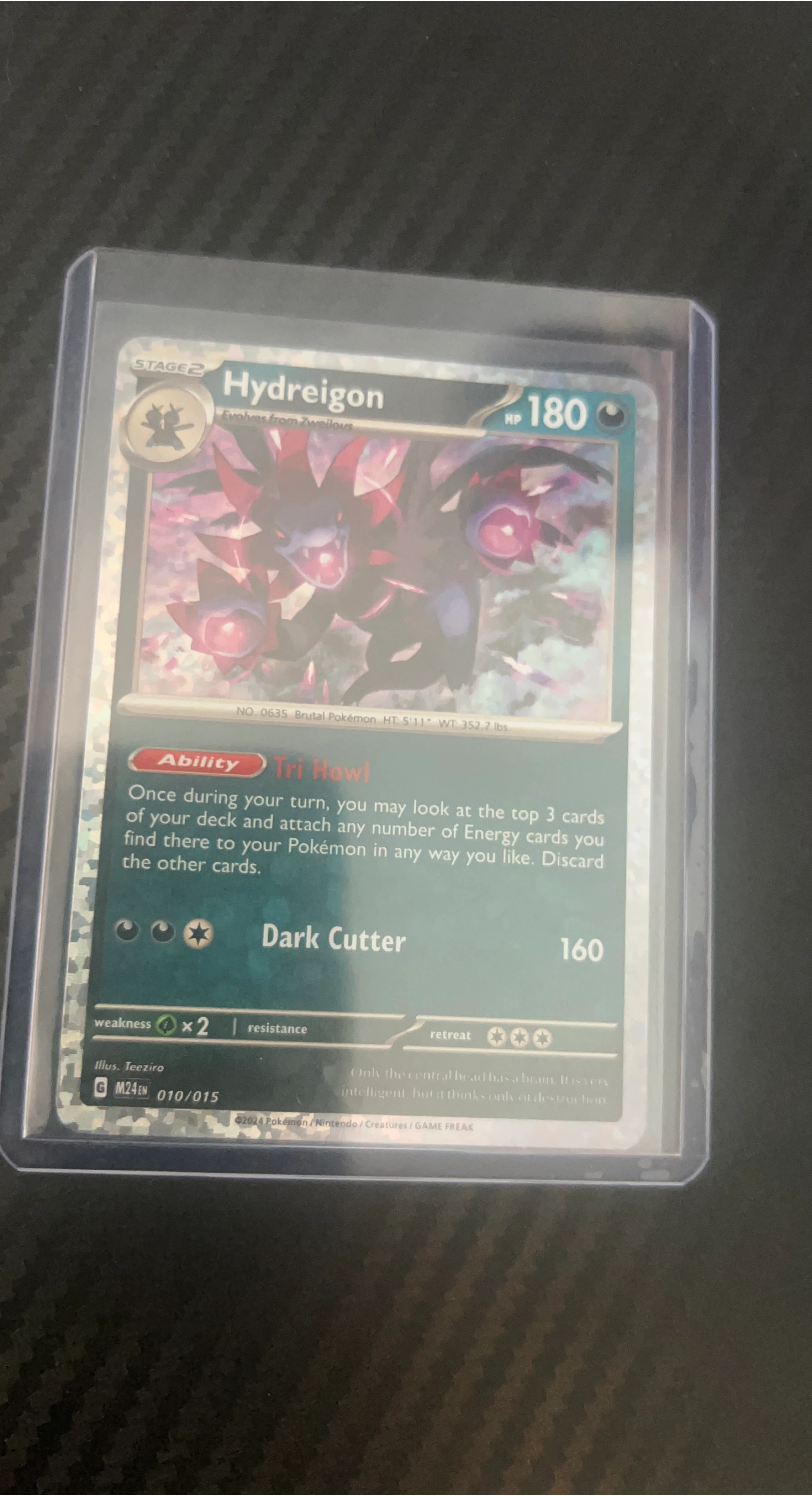 Hydreigon Pokemon Card - M24EN 010/015