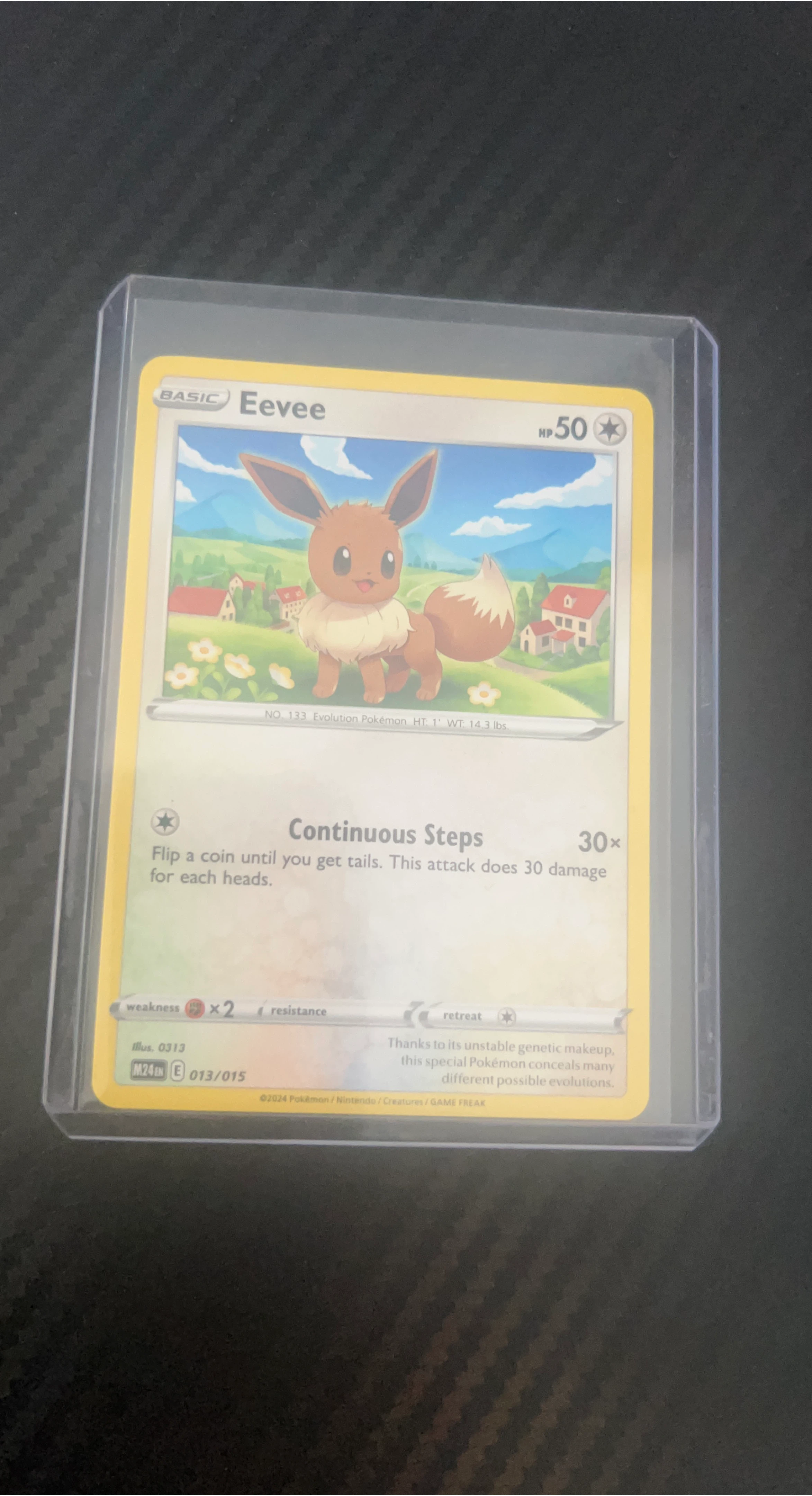 Eevee Pokemon Card