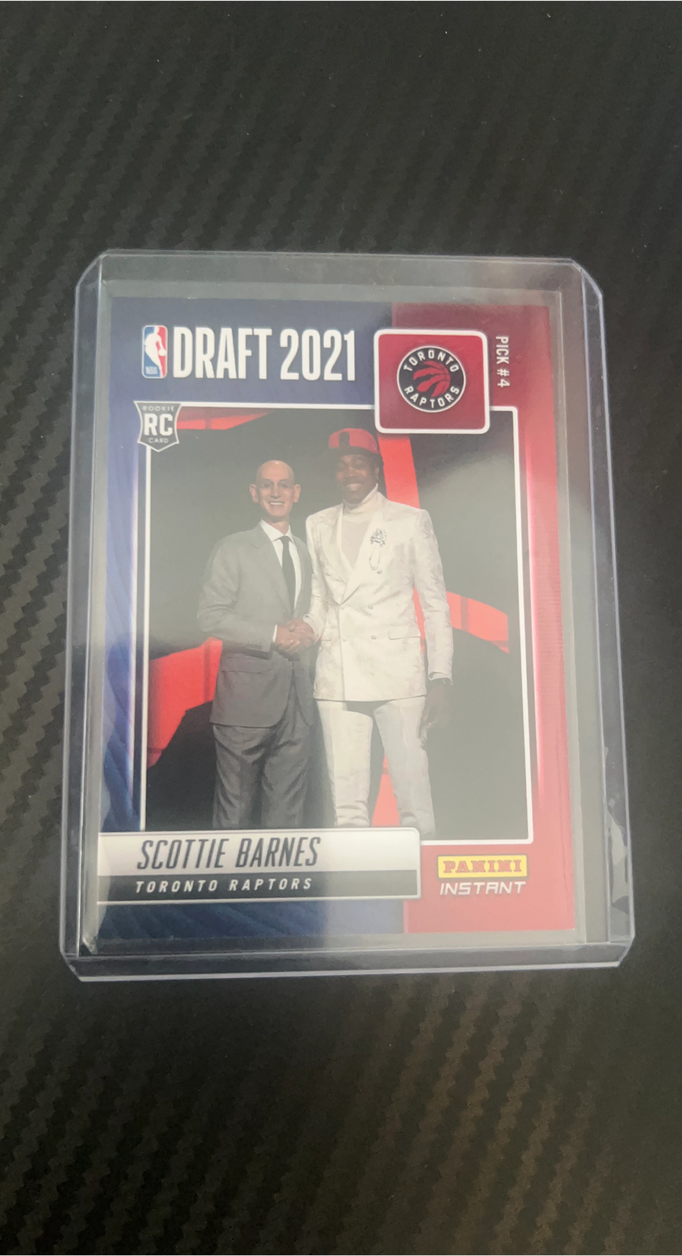 Scottie Barnes Toronto Raptors Panini Instant Card