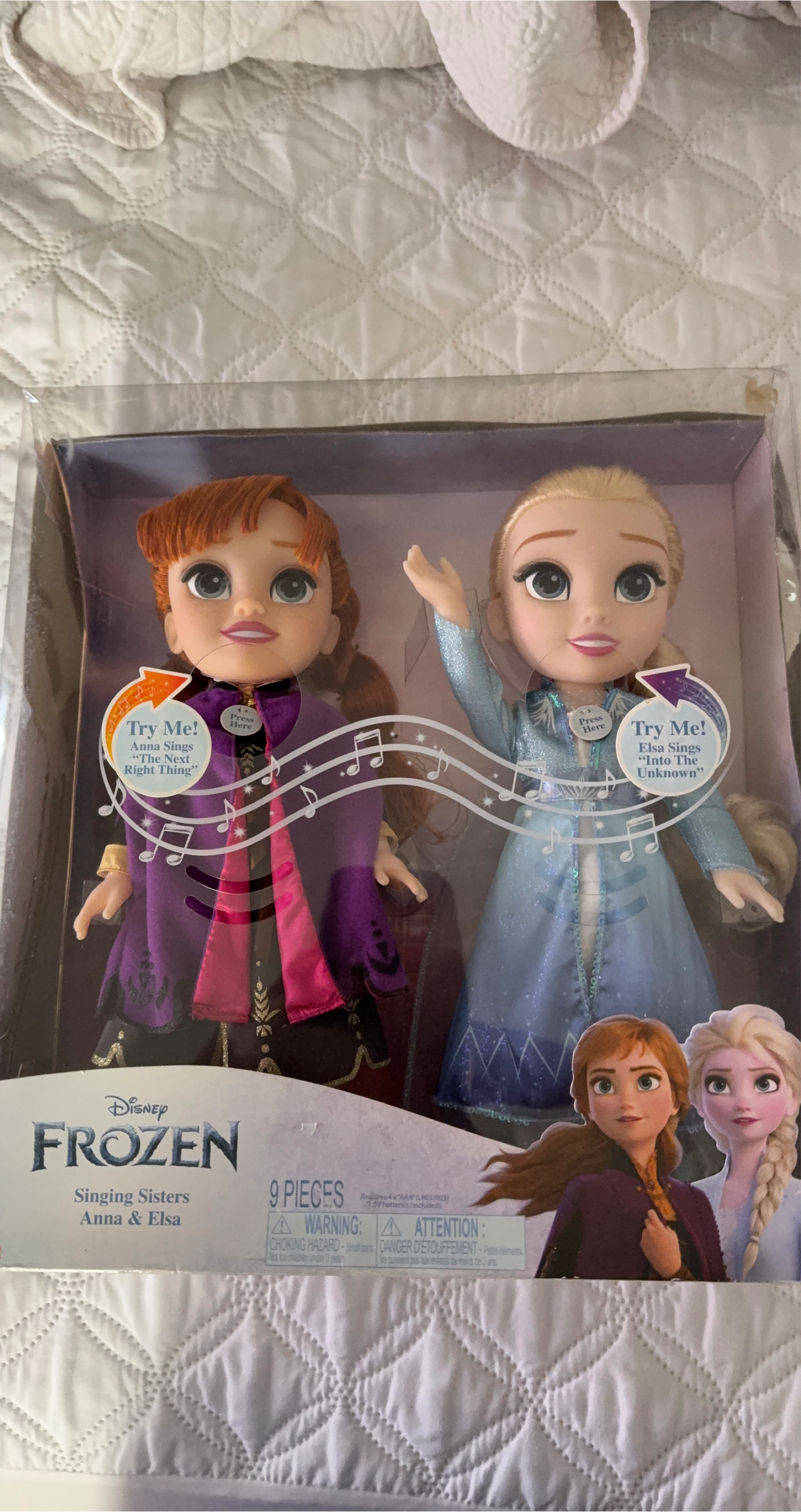 Disney Frozen Singing Sisters Anna & Elsa Dolls