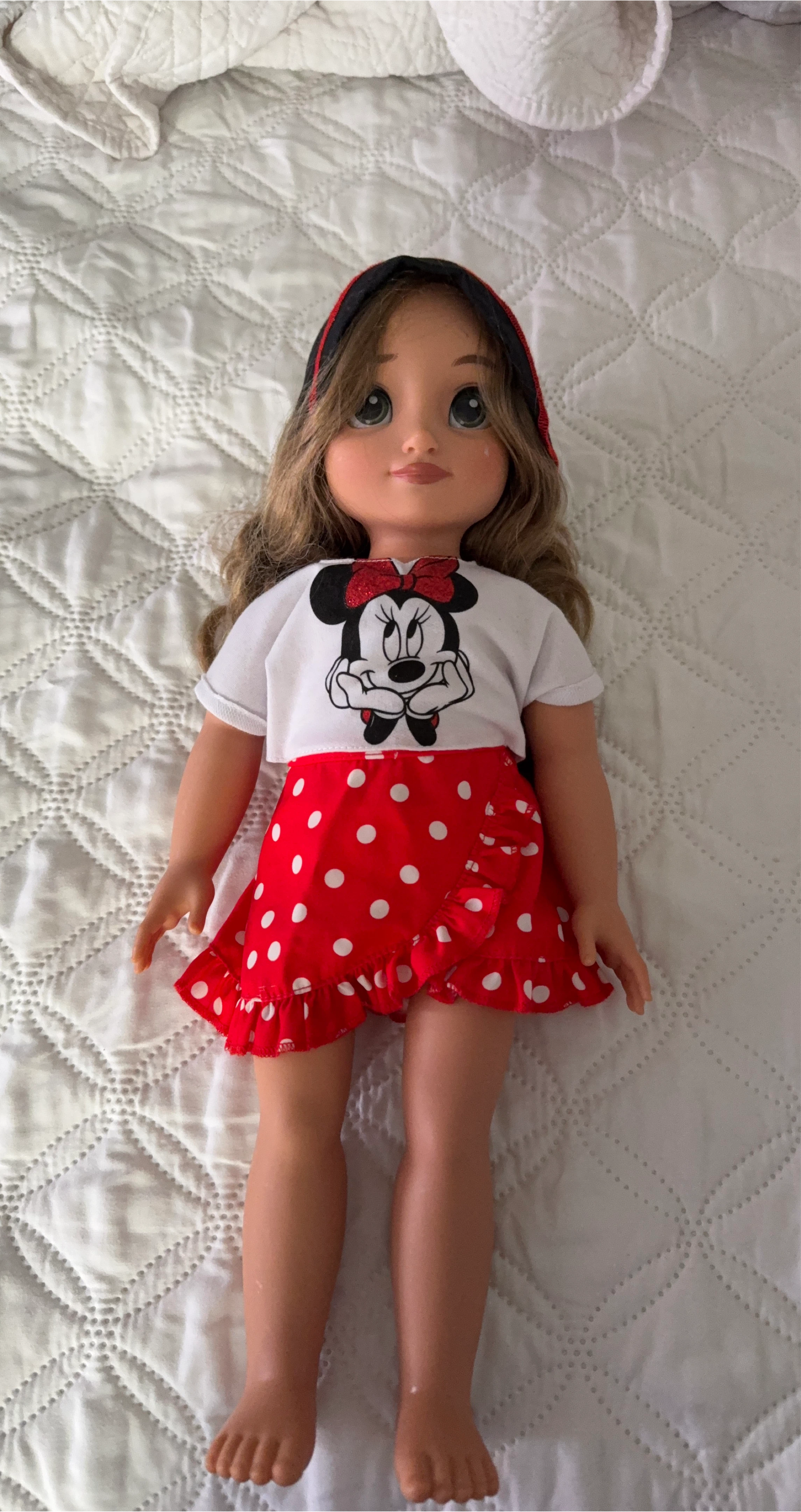 Disney Minnie Mouse Doll with Red Polka Dot Skirt