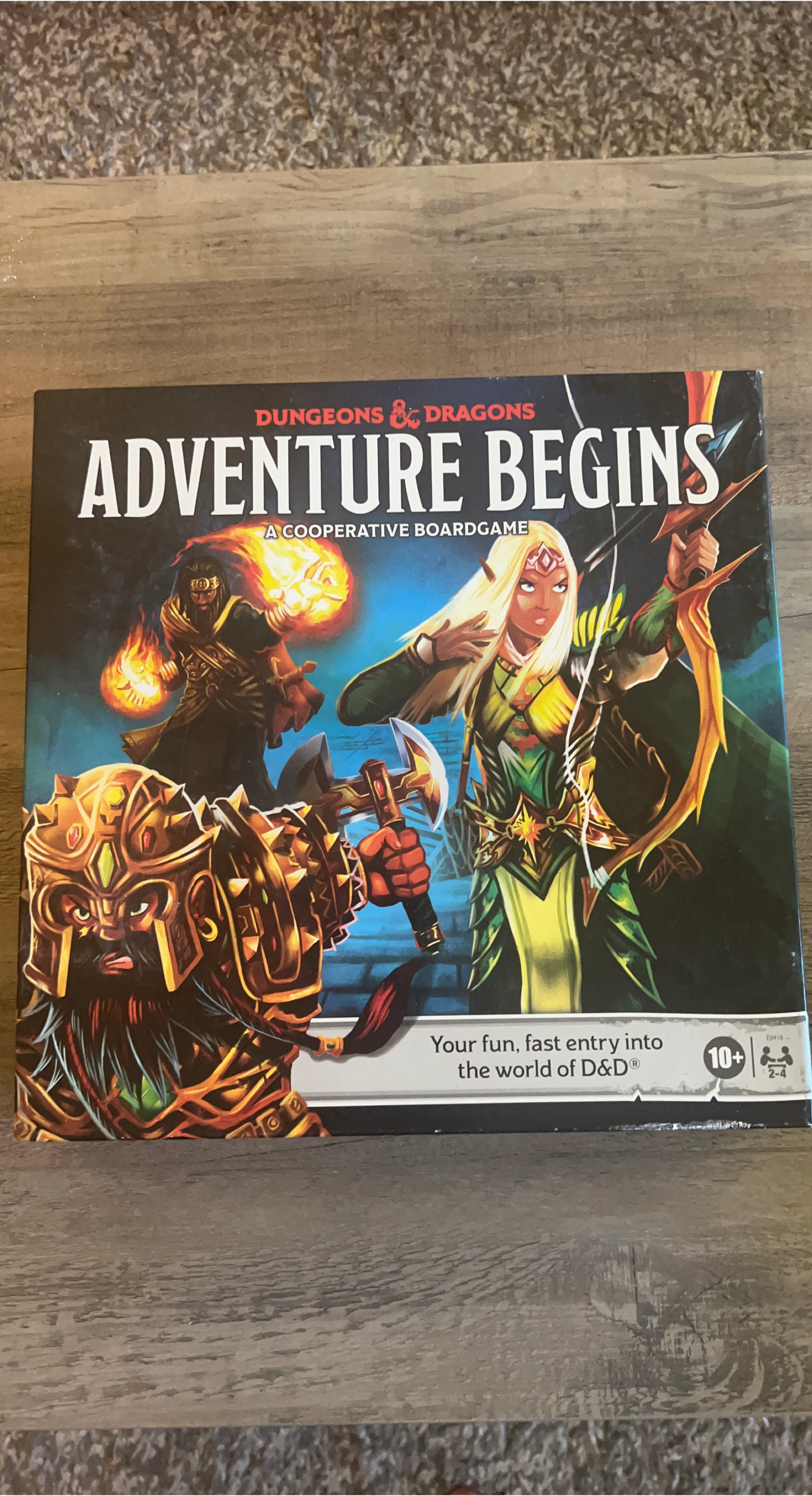 Dungeons & Dragons Adventure Begins Board Game
