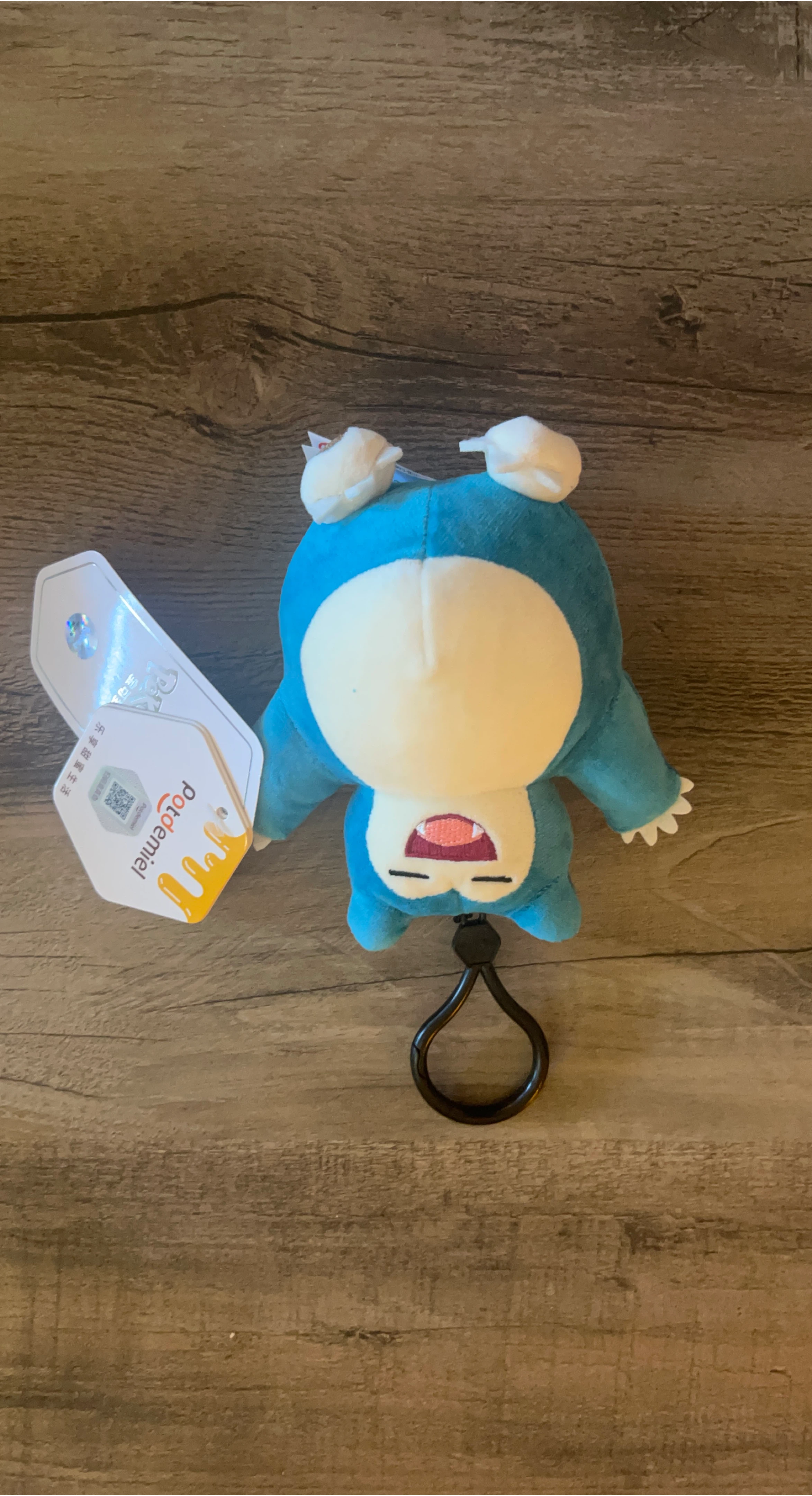 Potdemiel Snorlax Plush Keychain - New!