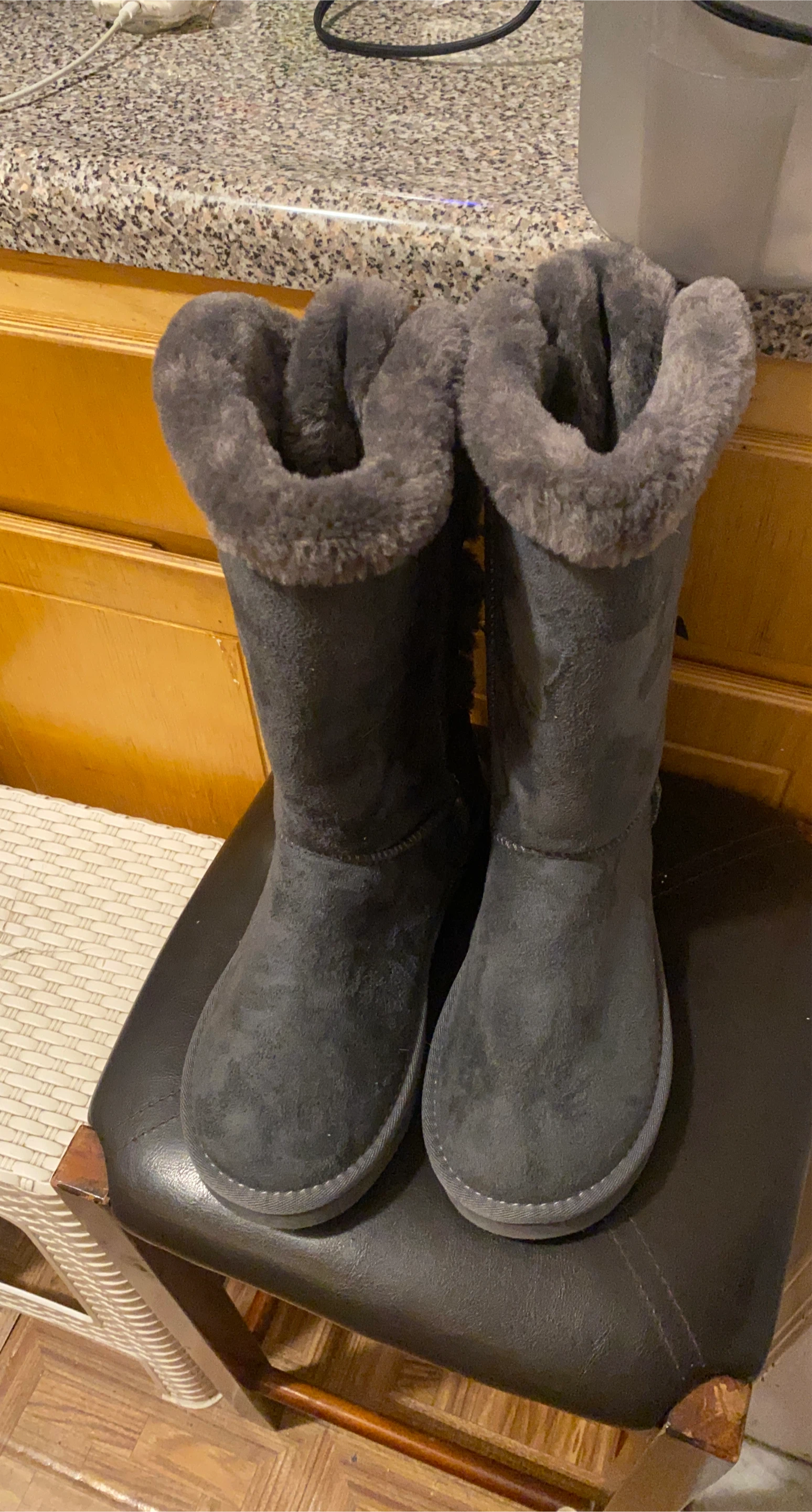 UGG Gray Classic Short Boots