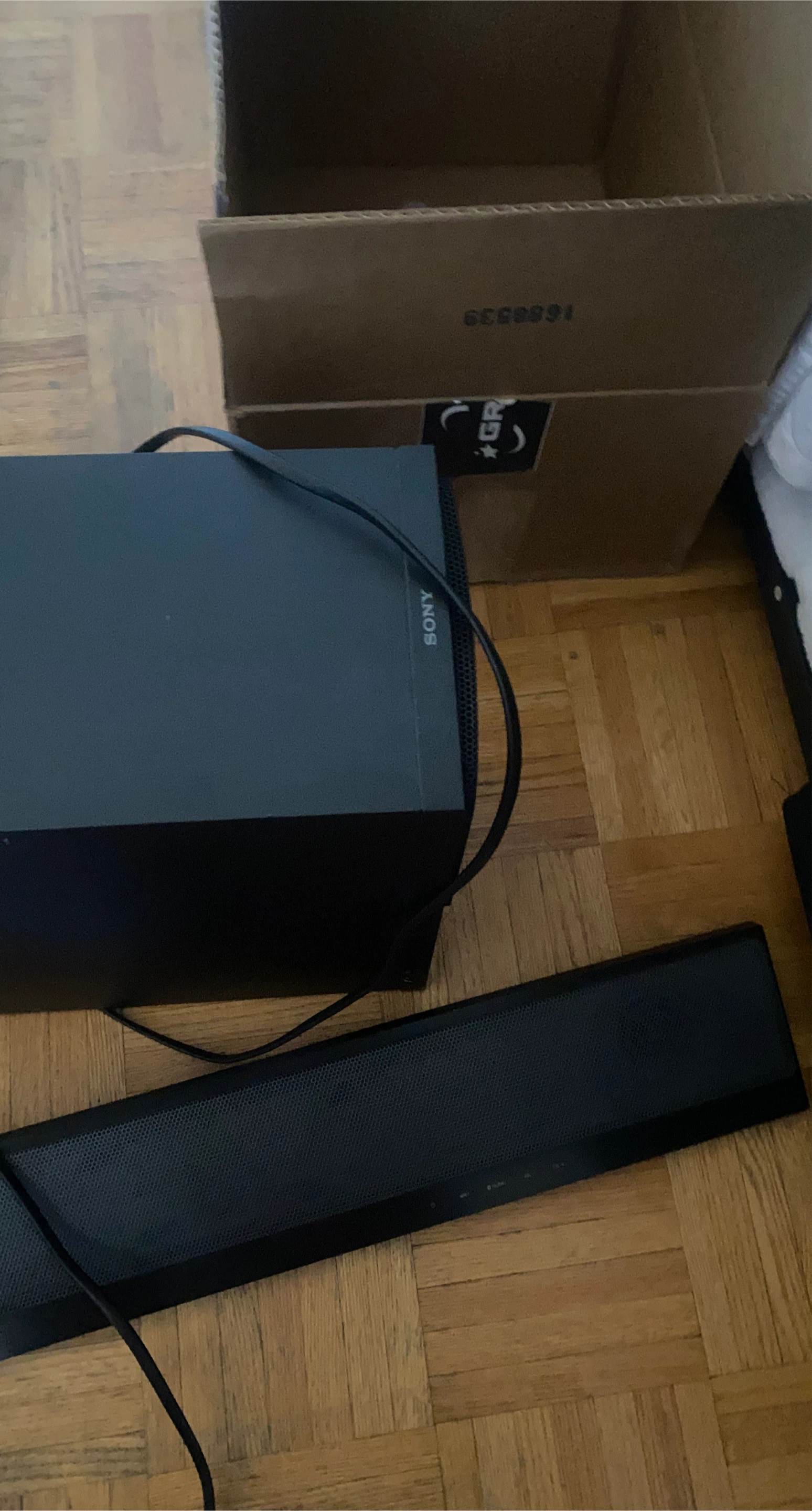 Sony Soundbar and Subwoofer