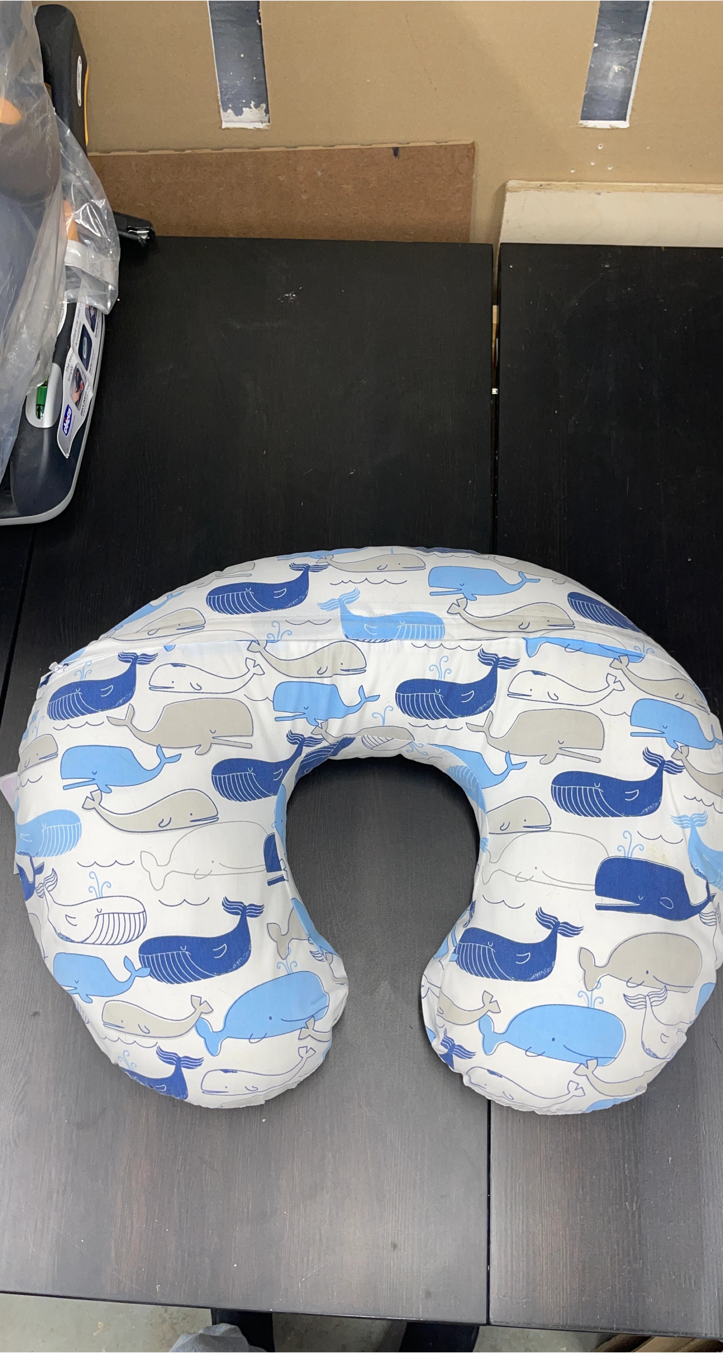 Boppy Pillow - Whale Print