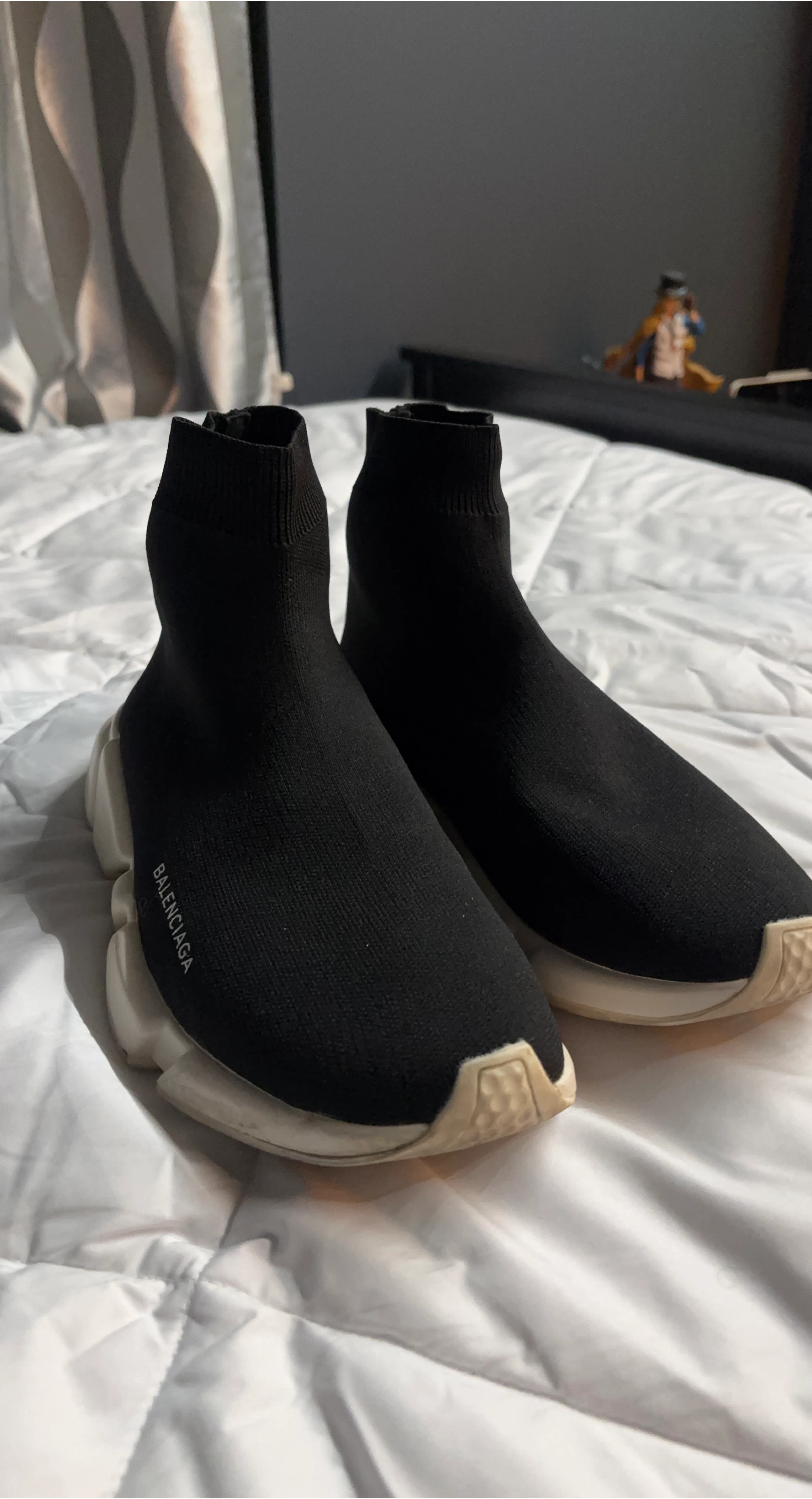 Balenciaga Speed 2.0 Black Knit Sneakers