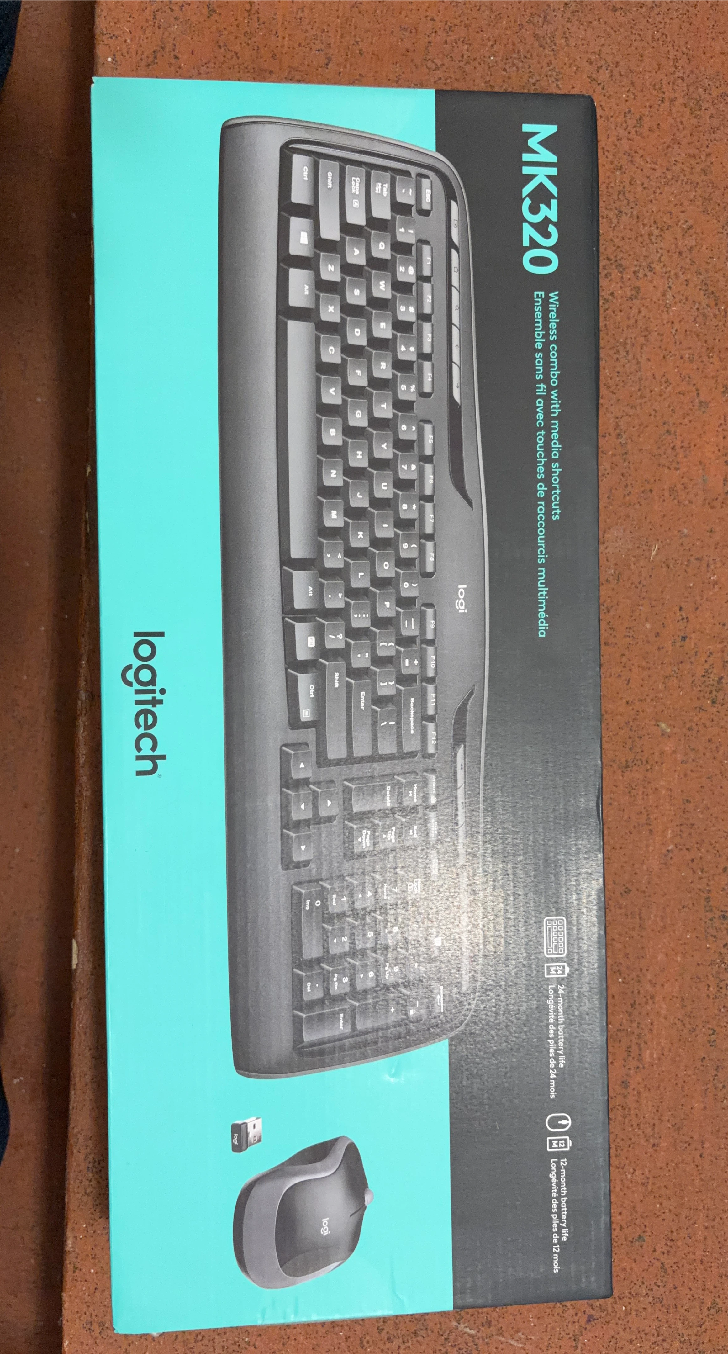 Keyboard and mouse combo