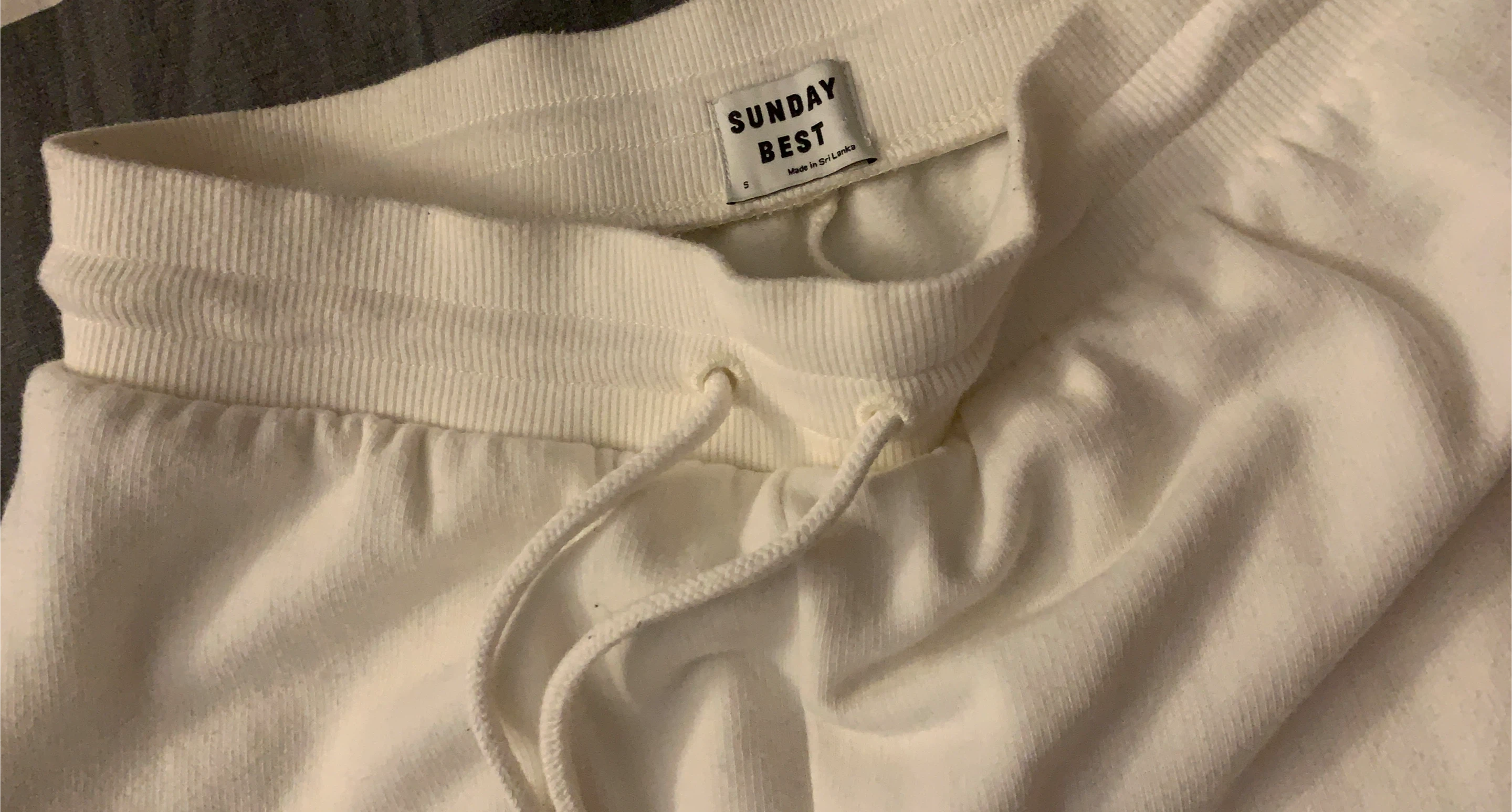 Sunday Best White Sweatpants - Size S - photo 2